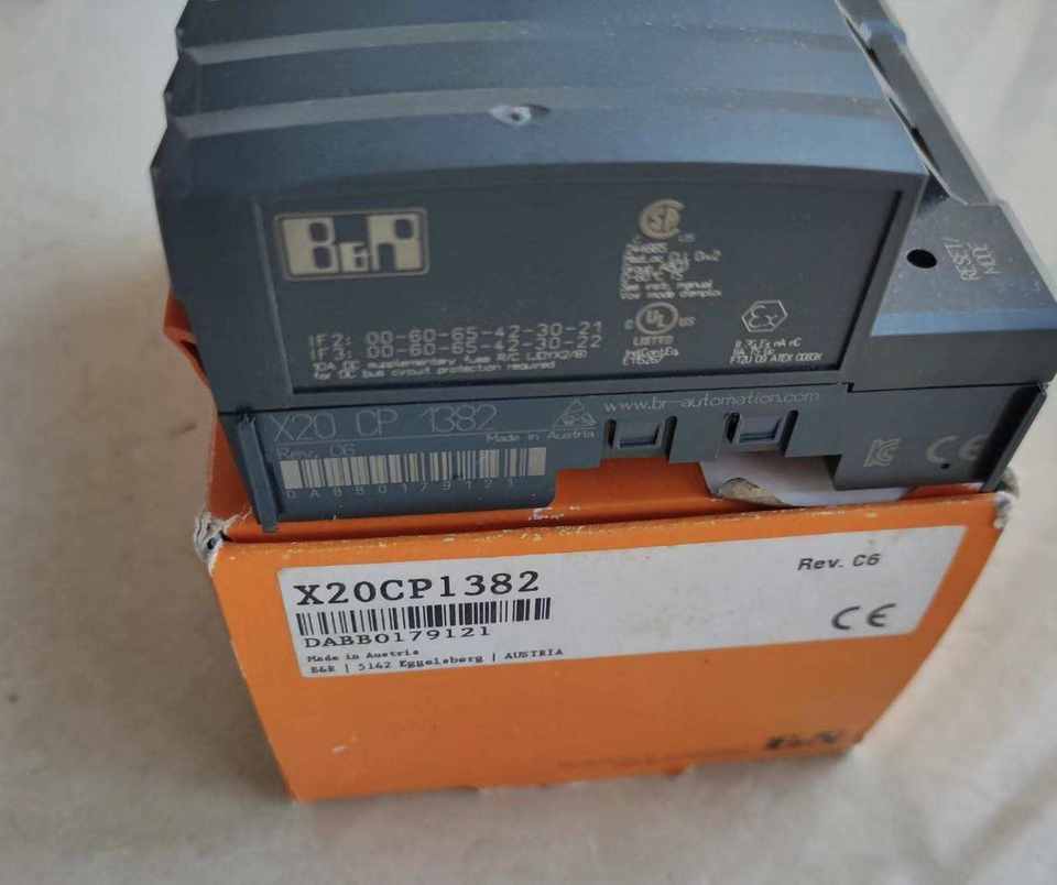 New B&R PLC X20CP1382 Controller Module - Industrial Automation & Machine Control Solution for Manufacturing Plants