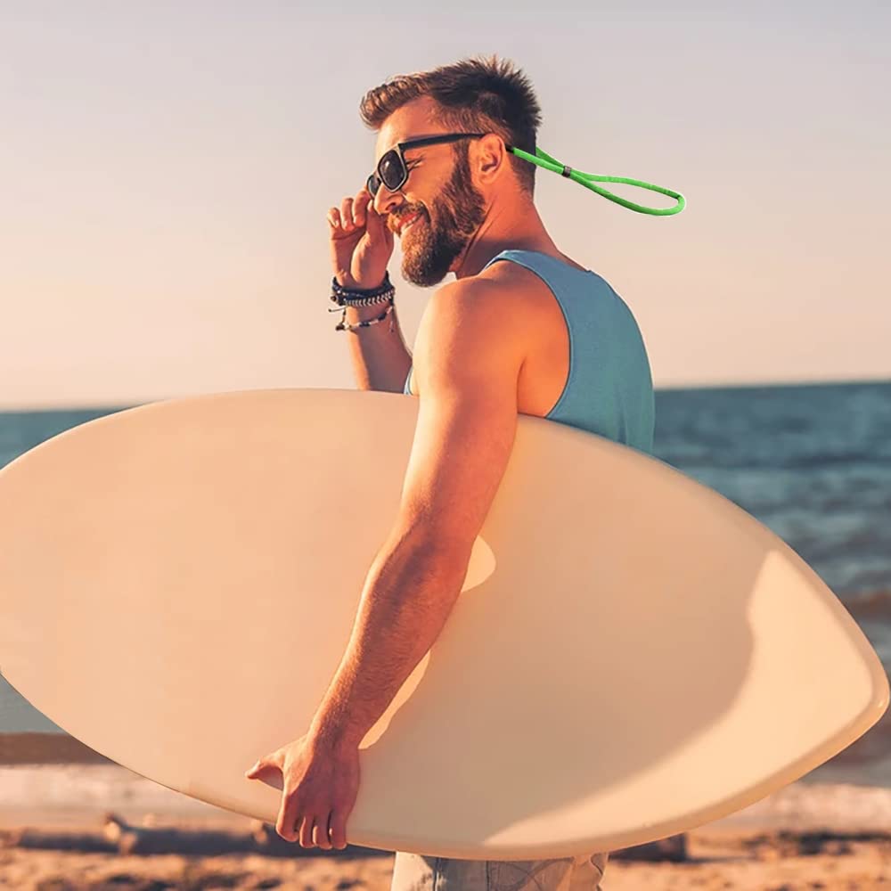 AFUNTA 8 PCS Adjustable Floating Sunglasses Straps - for Swimming, Surfing & Outdoor Safety