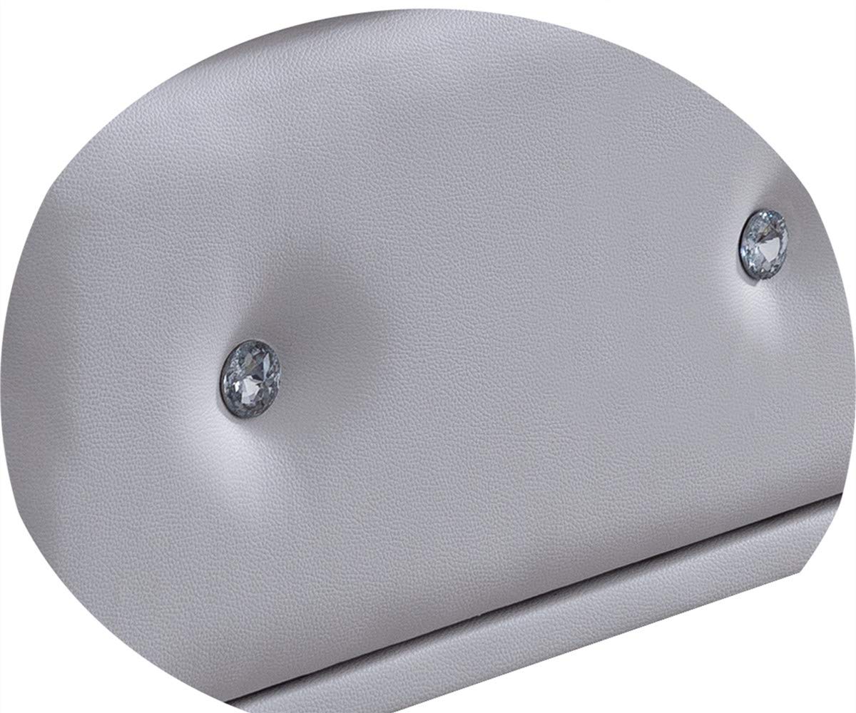 KB Designs Upholstered Storage Bench Ottoman - White Faux Leather Storage Seat with Lift Top | Perfect for Bedroom, Living Room & Entryway Organization