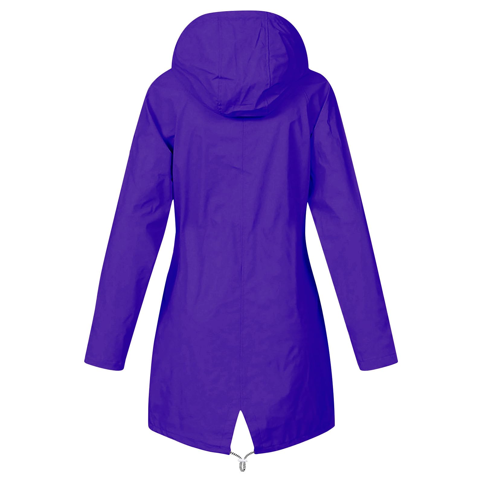 Waterproof Women's Rain Jacket with Hood - Lightweight Long Sleeve Windbreaker for Hiking, Travel & Outdoor Activities | Perfect for Rainy Days & Adventure Trips