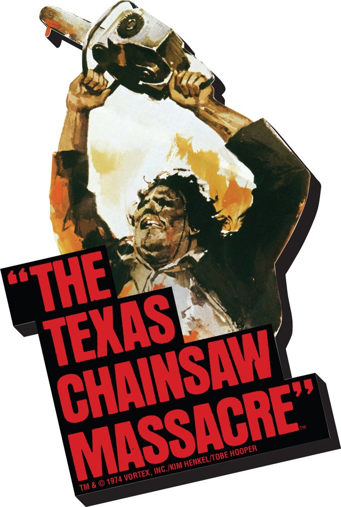 Texas Chainsaw Massacre Art Funky Chunky Magnet - Horror Movie Collectible for Fans, Fridge Decor, Locker Accessory | AQUARIUS
