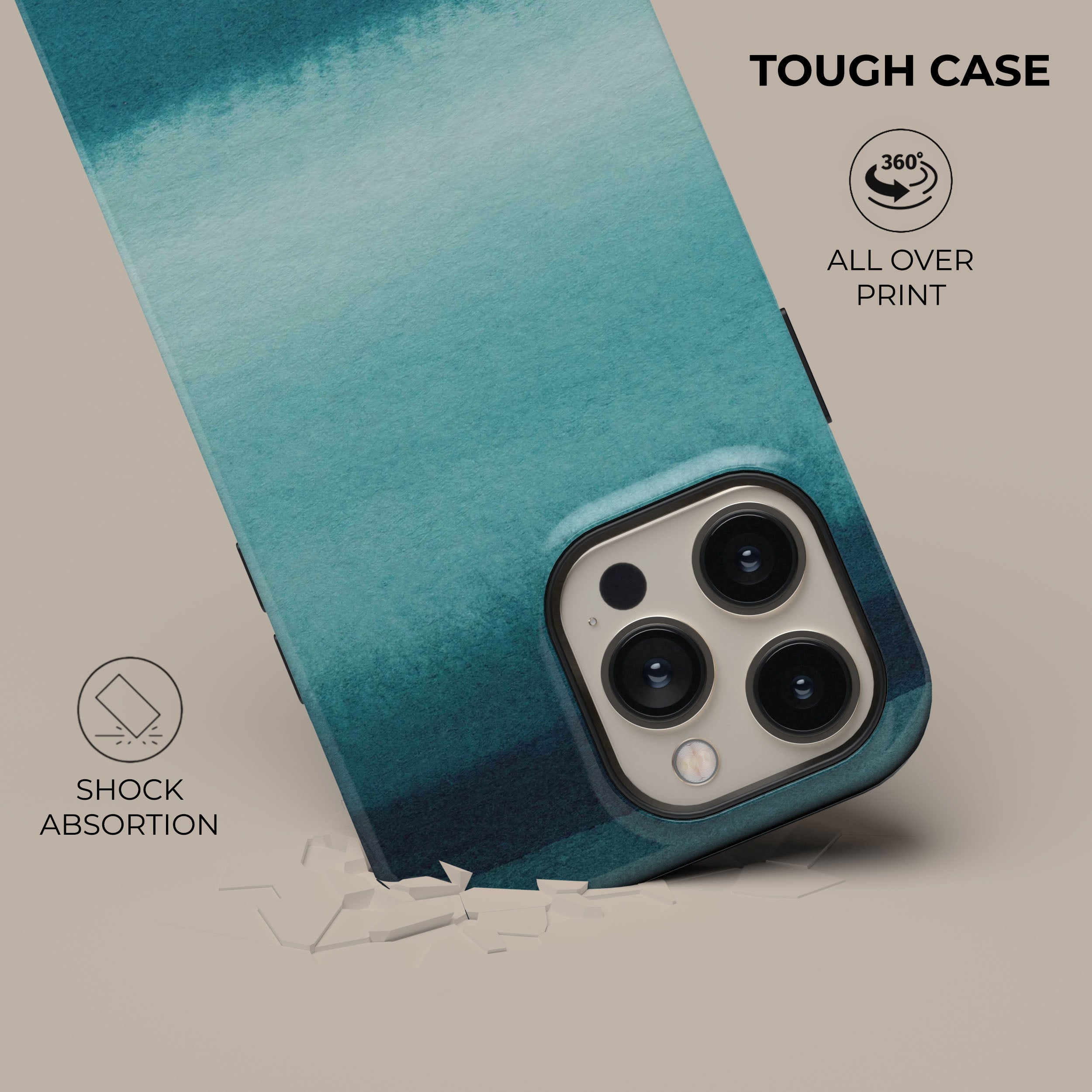 Premium Blue Magic Shockproof Phone Case - Durable Protection for iPhone & Android - Perfect for Outdoor, Travel & Daily Use
