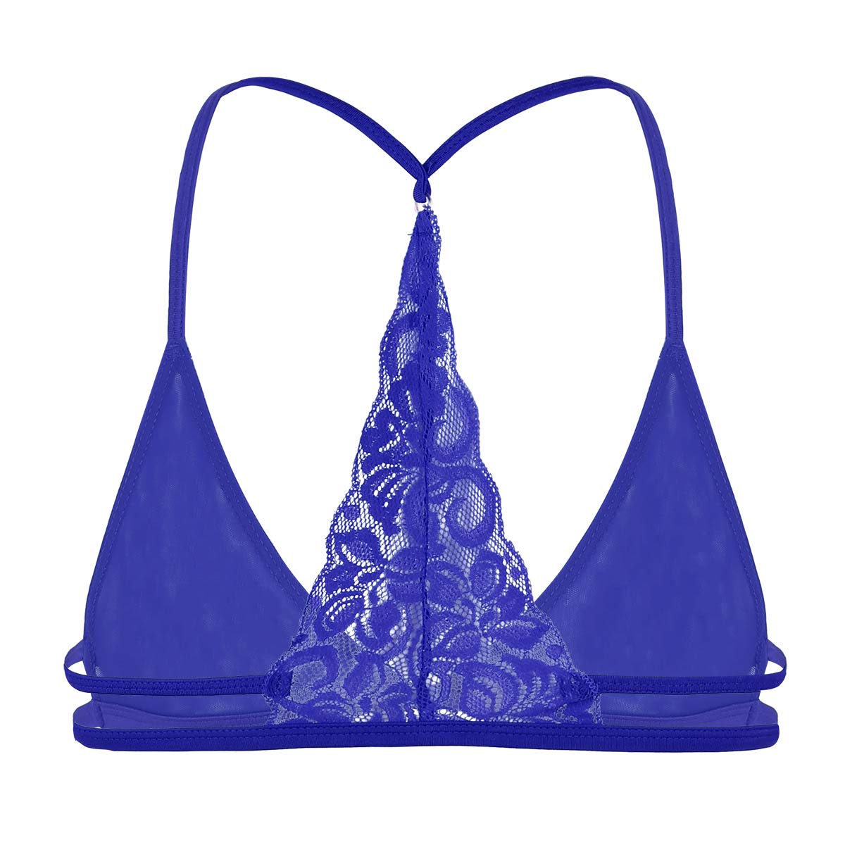 ACSUSS Men's Lace Bralette - Y-Back Crossdressing Training Bra for Male to Female Transition, Comfortable Sissy Lingerie for Cosplay & Gender Expression | Perfect for Drag Shows, Pride Events & Private Wear