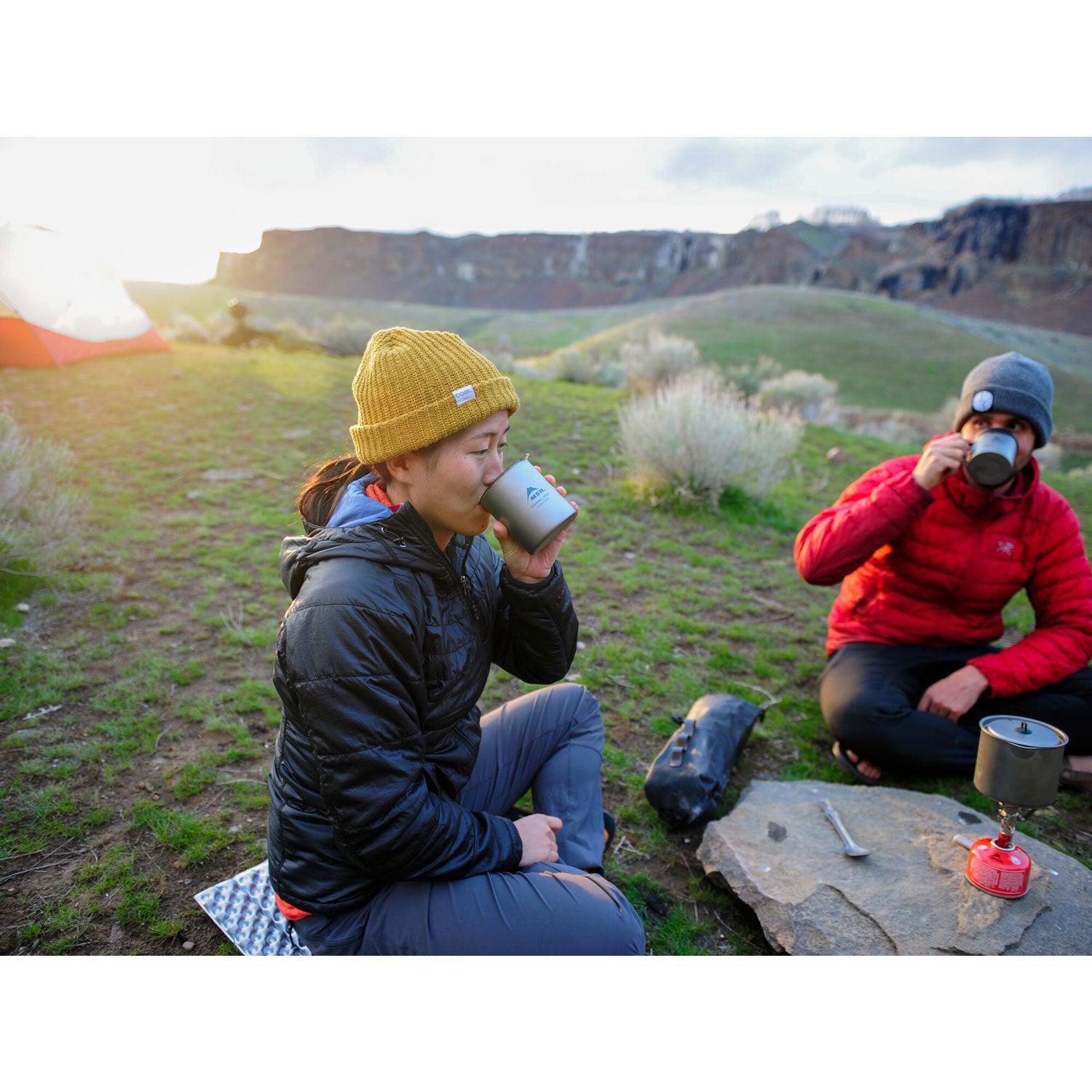 MSR Titan Double Wall Insulated Camping Mug - Lightweight Stainless Steel Coffee Cup for Hiking, Backpacking & Outdoor Adventures