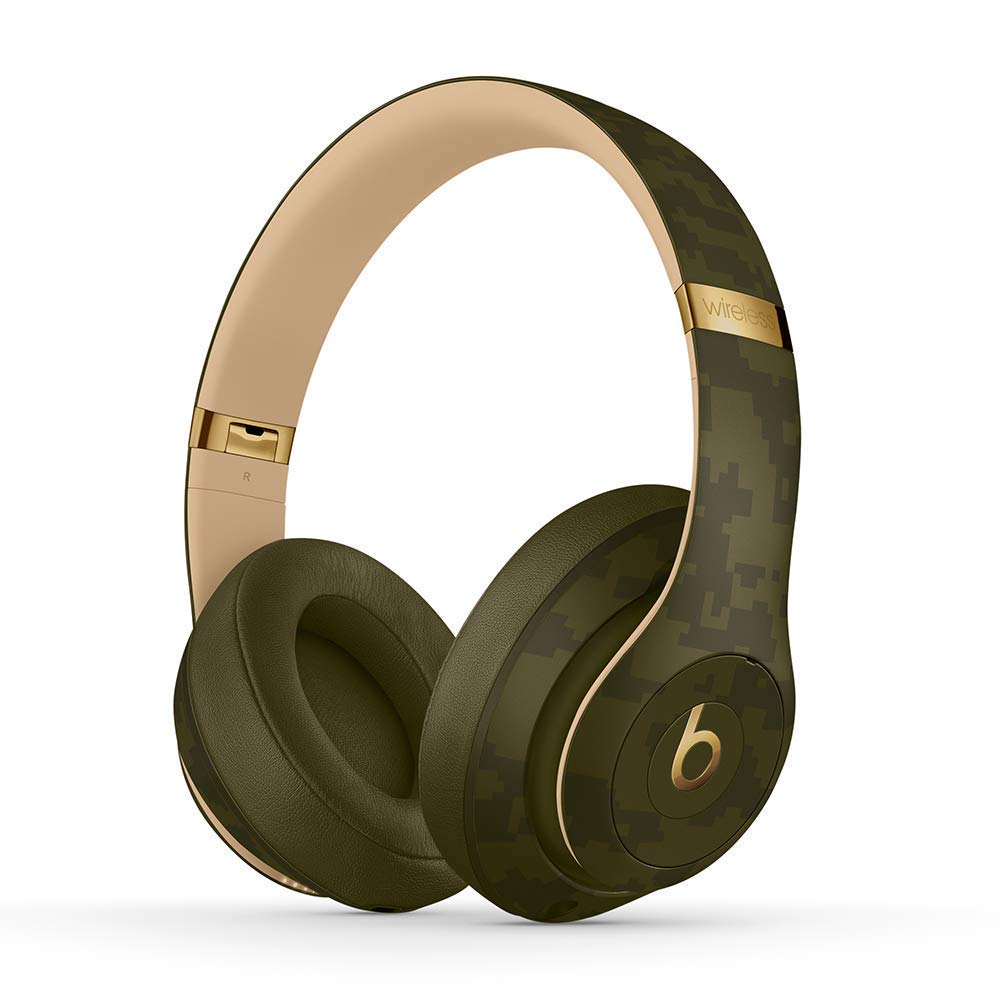 Beats Studio3 Wireless Noise Cancelling Over-Ear Headphones - Forest Green (Renewed Premium) | Bluetooth Headset with Apple W1 Chip, 22-Hour Battery for Travel, Work & Gym