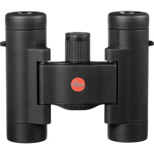 Leica 8x20 Ultravid BR Binoculars - Compact High-Powered Binoculars for Bird Watching, Hiking & Travel - Black Rubber Armor Coating
