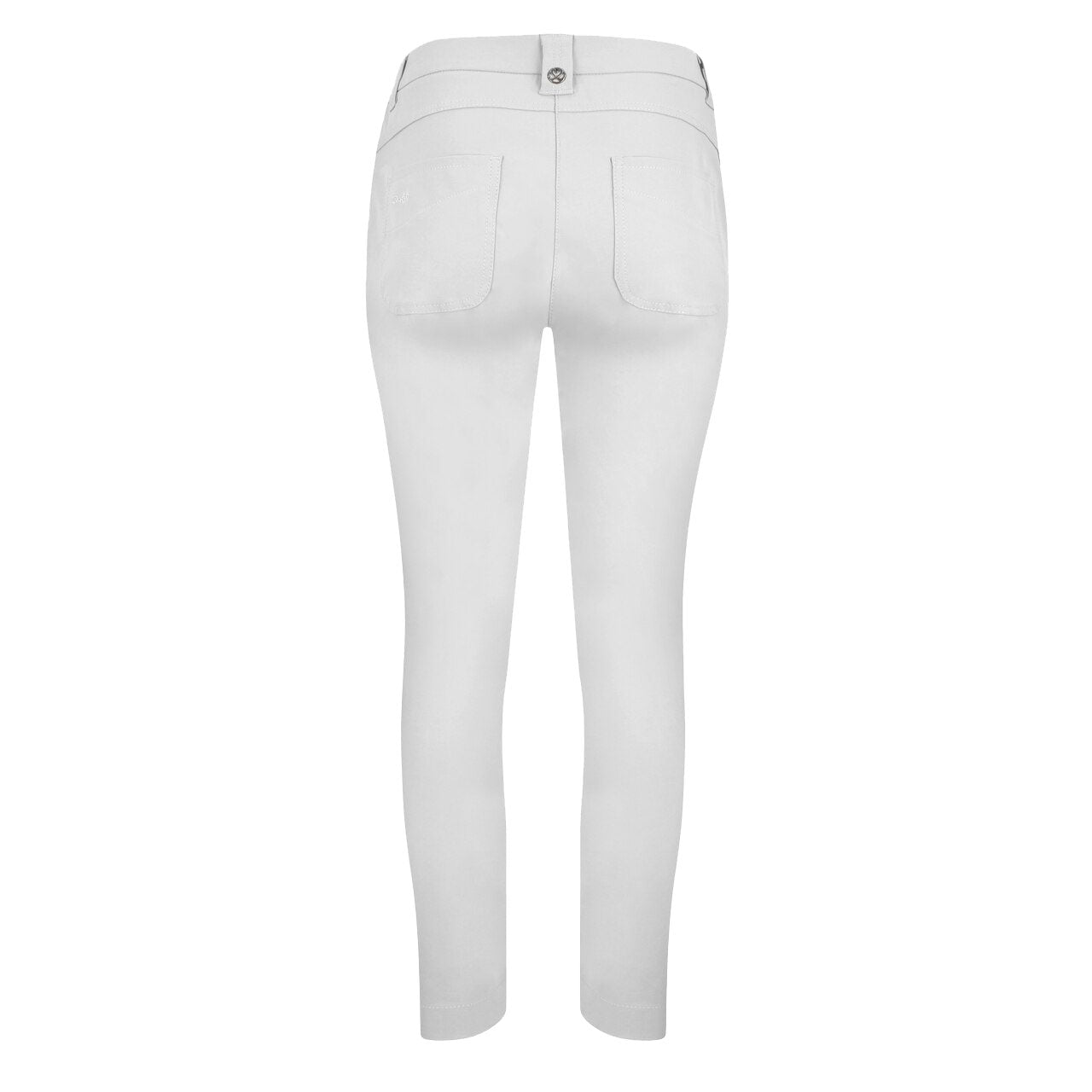 Women's High-Waisted Golf Pants with Pearl Accents - Moisture-Wicking & Stretchable for Daily Sports & Outdoor Activities