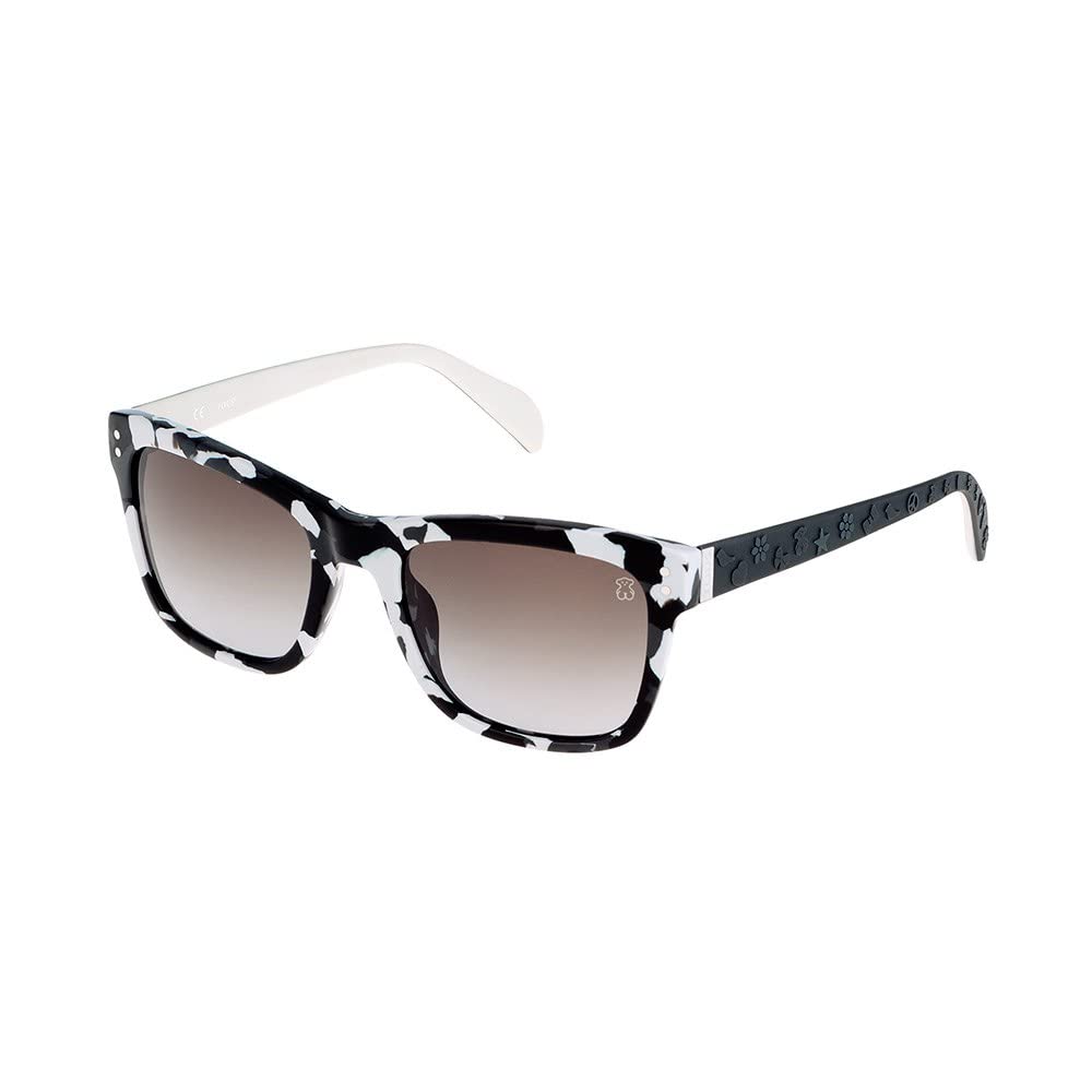 TOUS Women's Fashion Sunglasses STO829-5207RG - Stylish Cat Eye Frame with Gradient Lenses for Outdoor Activities, Beach Vacation & Summer Fashion Accessories