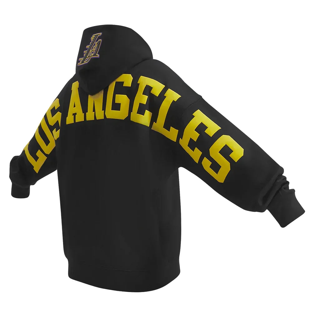 Men's Pro Standard Los Angeles Lakers Wingspan Pullover Hoodie - Black | NBA Fan Gear, Basketball Apparel for Game Day & Casual Wear