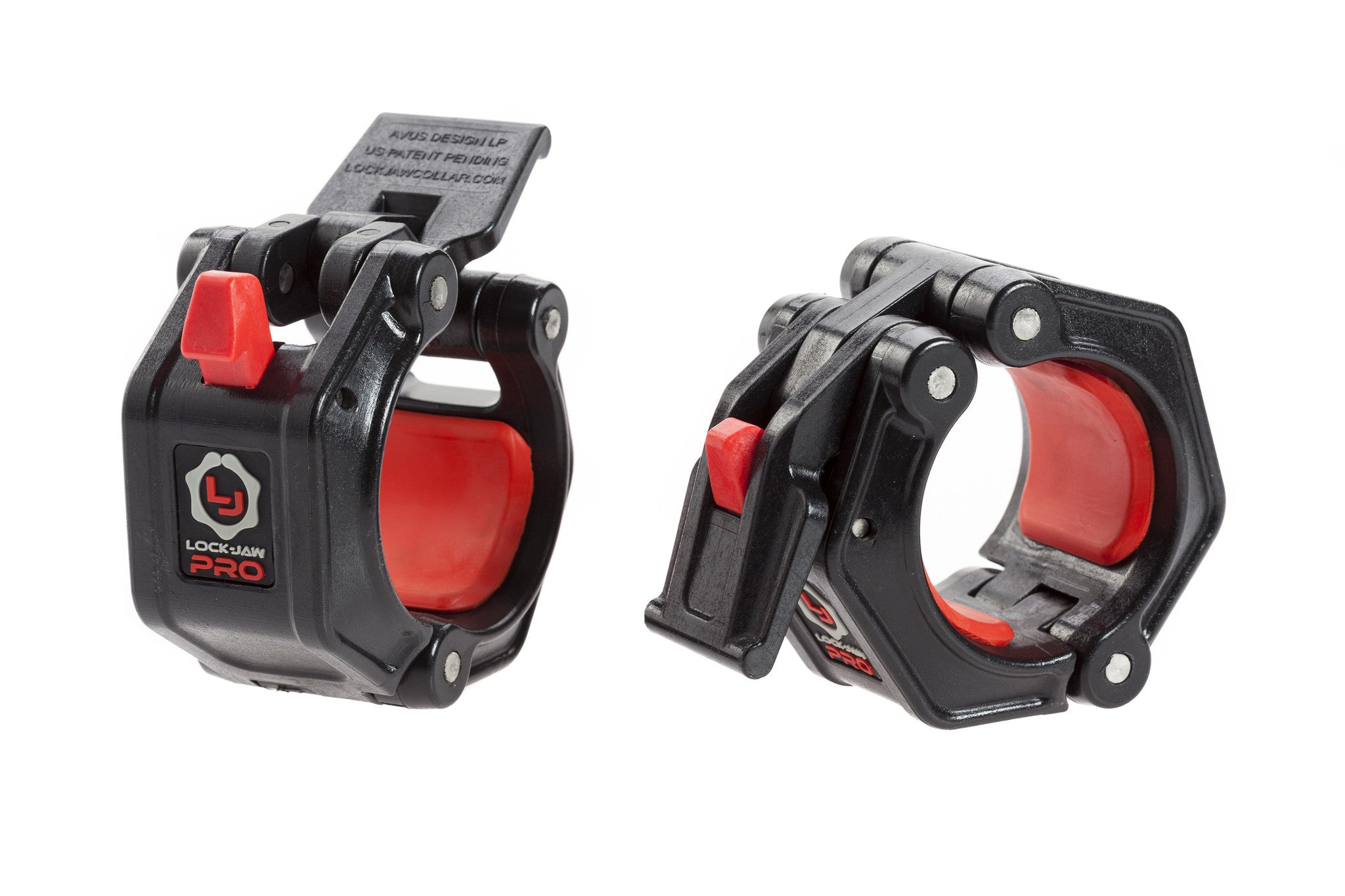 Lock Jaw PRO 2 Olympic Weightlifting Collars - Secure Barbell Clamps for CrossFit, Powerlifting & Home Gym Workouts