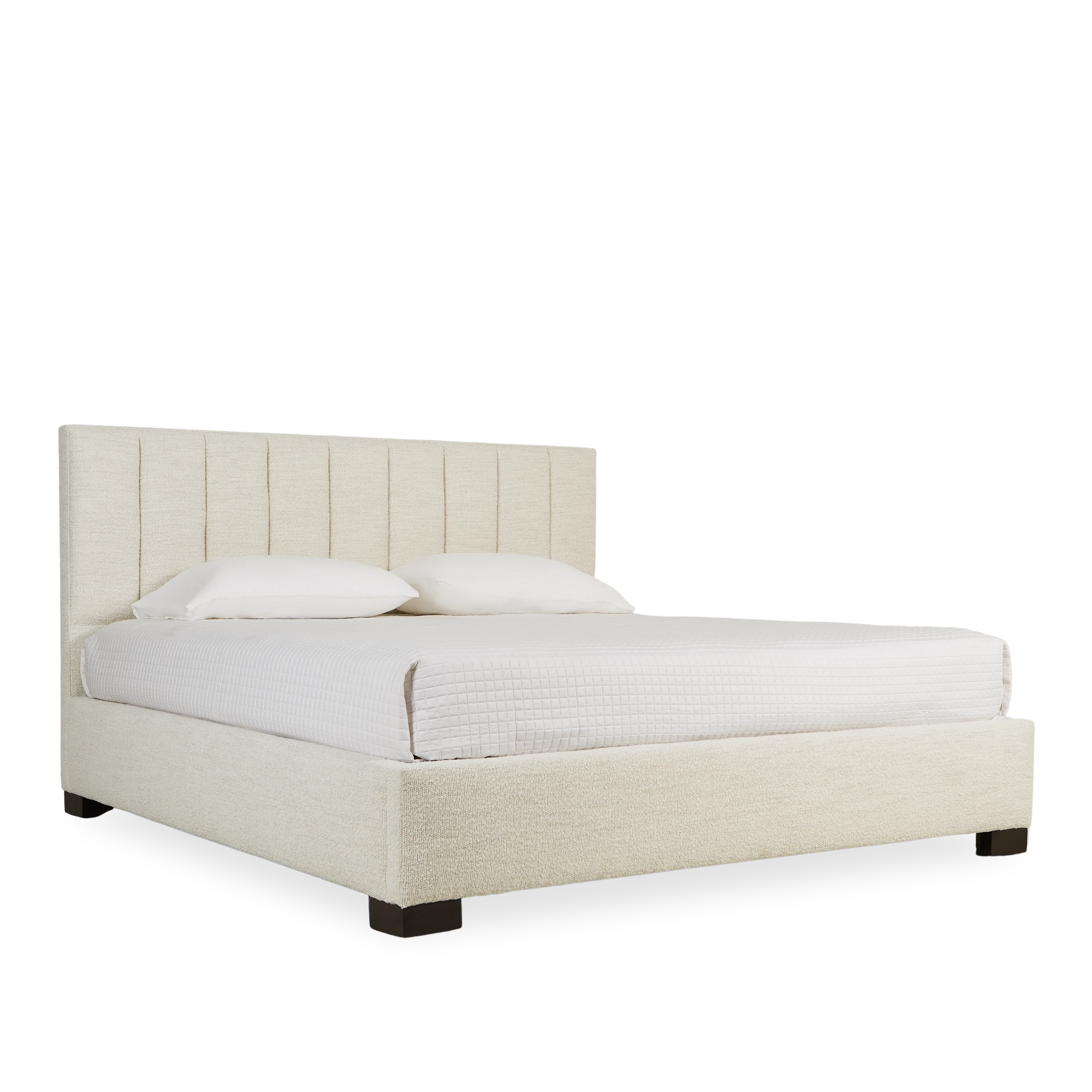 Paxton Square Bed Frame - Modern Platform Bed with Sturdy Wooden Slats for Bedroom, Living Room, or Guest Room - Easy Assembly & Space-Saving Design