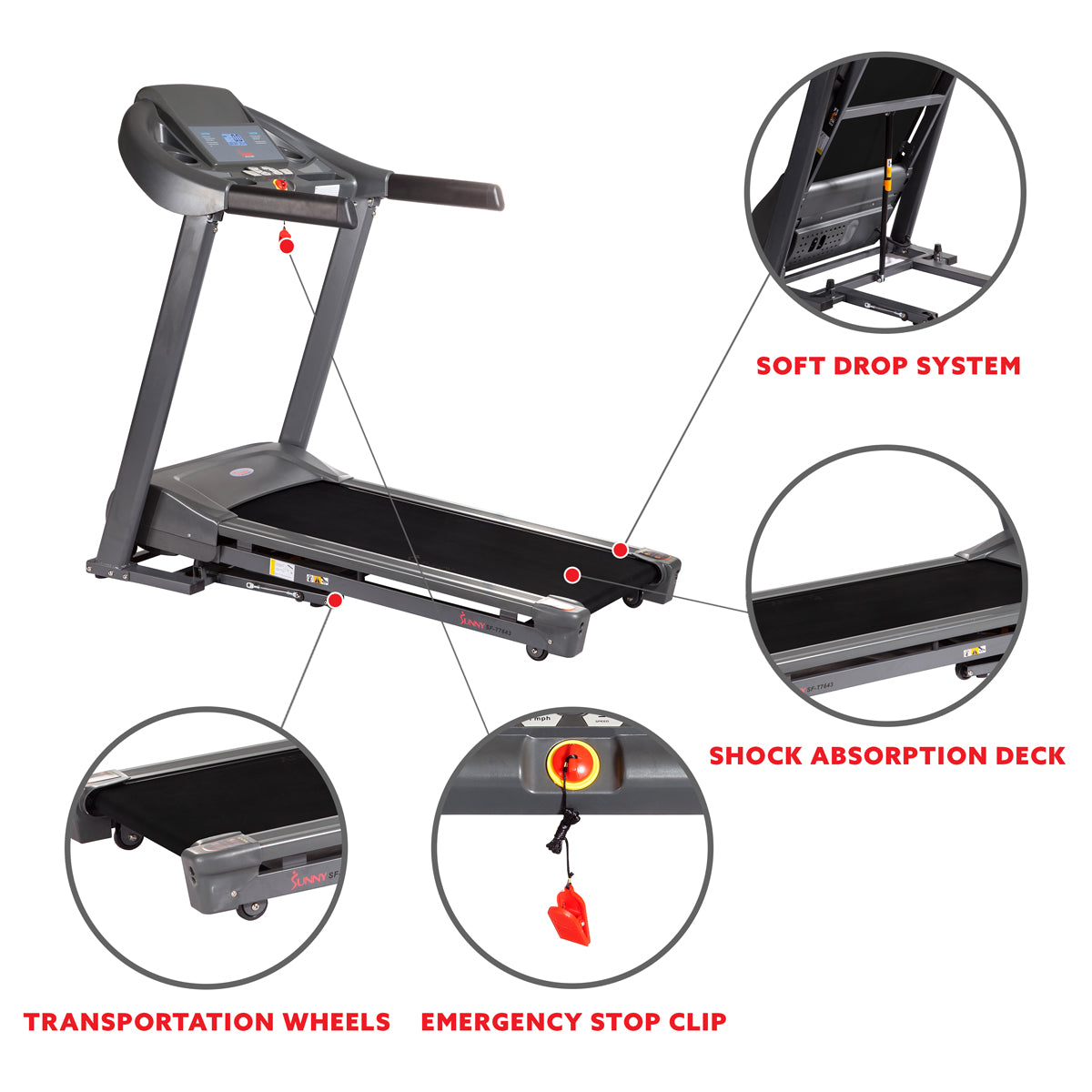 **Heavy Duty Treadmill with 350 LB Weight Capacity - Commercial & Home Use for Walking, Running & Cardio Workouts**