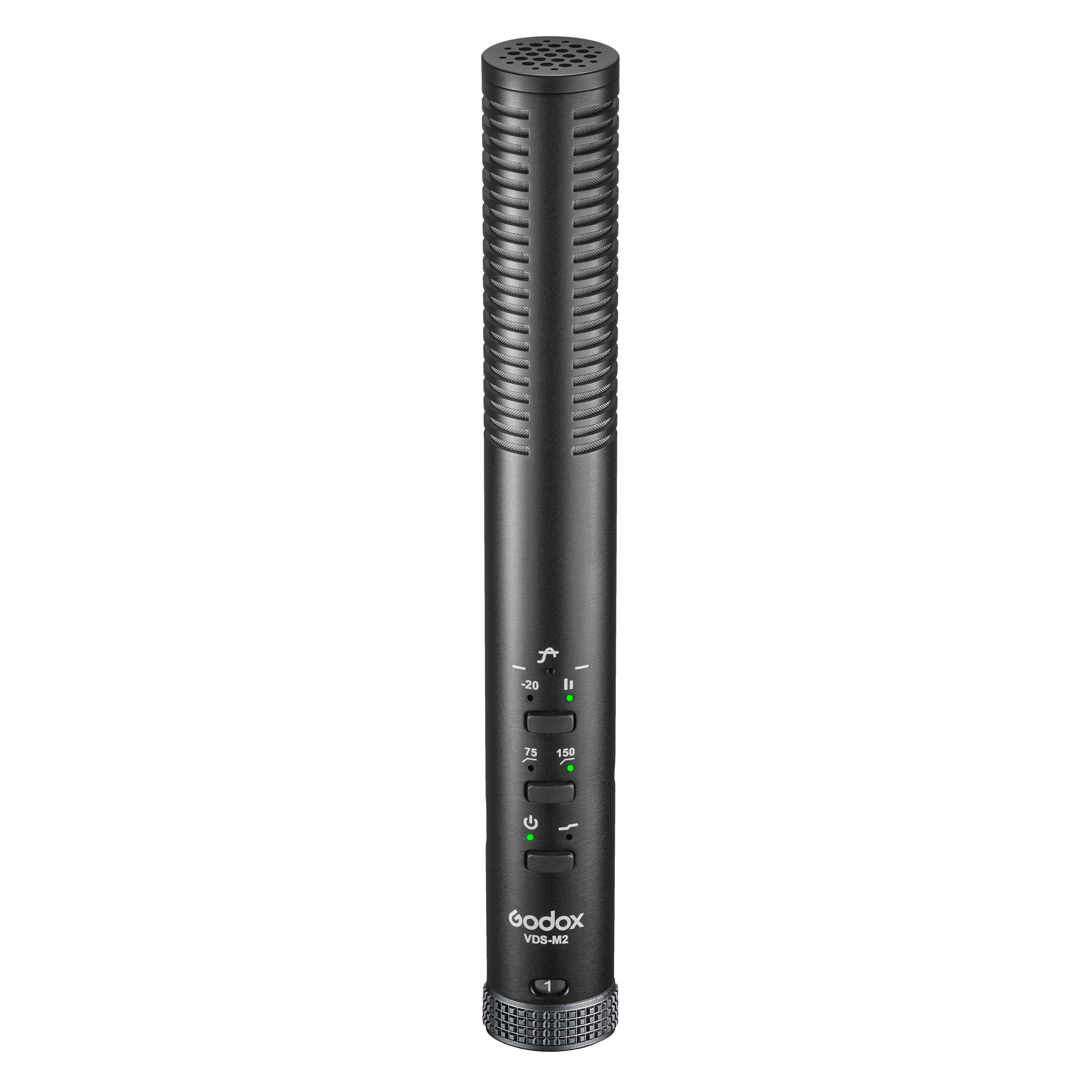 VDS M2 Super Cardioid Condenser Shotgun Microphone - Professional Studio Recording Mic for YouTube, Podcasting, Film & Field Production