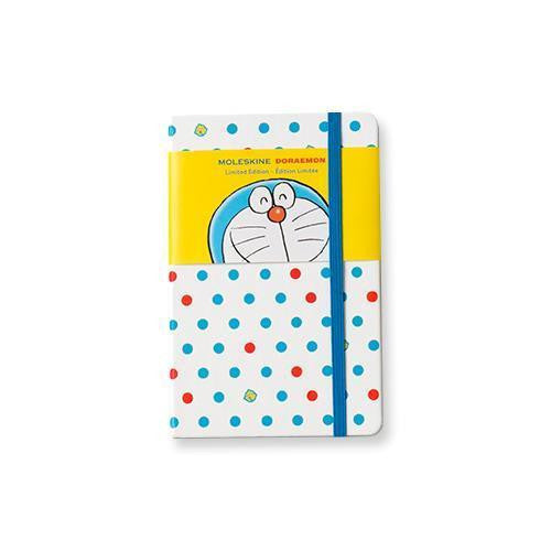 Moleskine Limited Edition Doraemon Ruled Hard Cover Notebook - Perfect for Journaling, Sketching & Collectible Gifts for Anime Fans