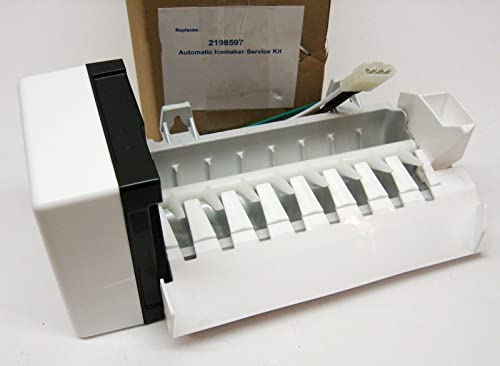 Whirlpool KitchenAid 2198597 Refrigerator Ice Maker Replacement - AP3182733 Compatible Icemaker for Efficient Cooling | Perfect for Home Kitchen & Office Use