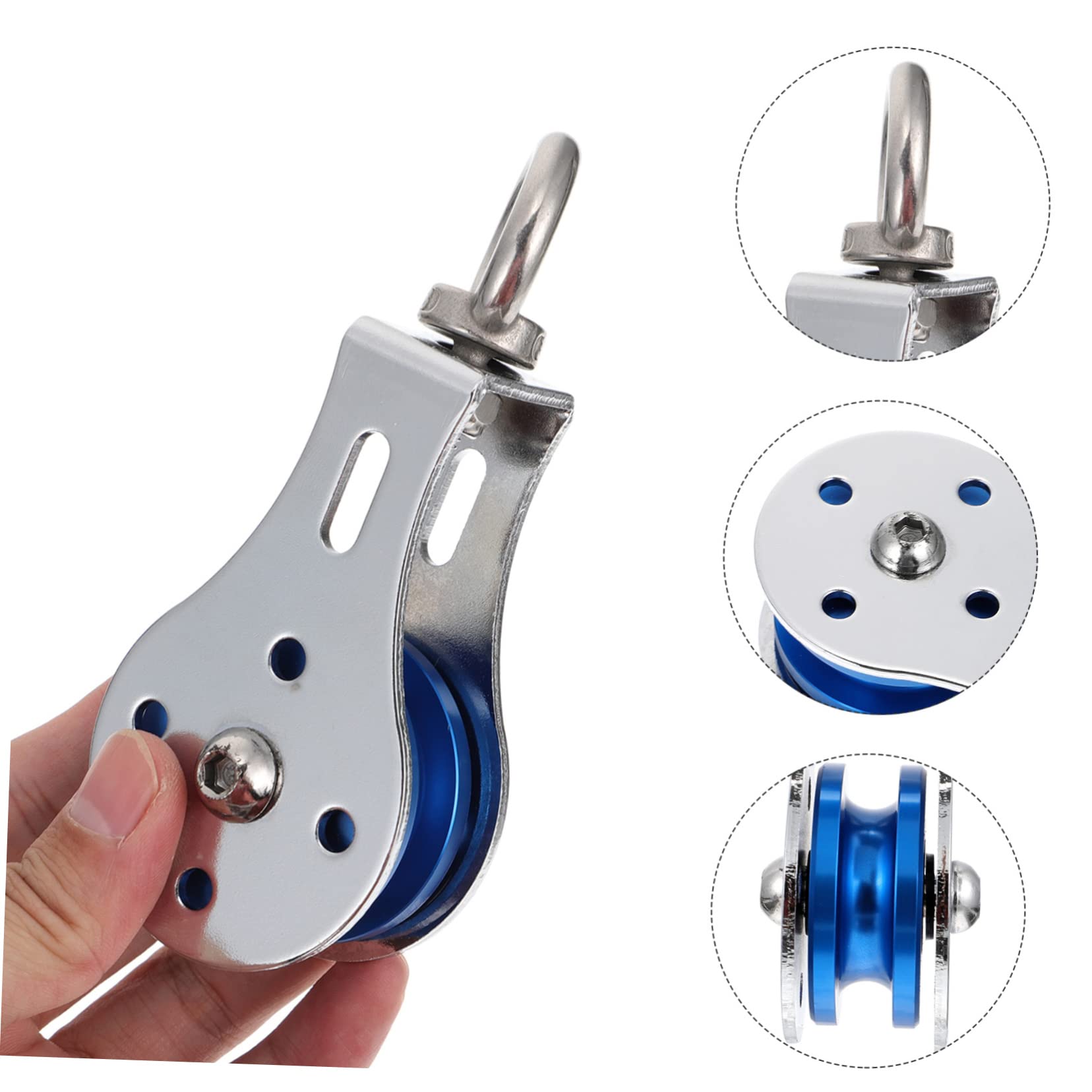 Kisangel 1pc Pulley Wheel - Heavy Duty Machinist Tools, Rotation Traction for Gym Equipment & Fitness Training - Perfect for Weightlifting, CrossFit, and Home Workouts