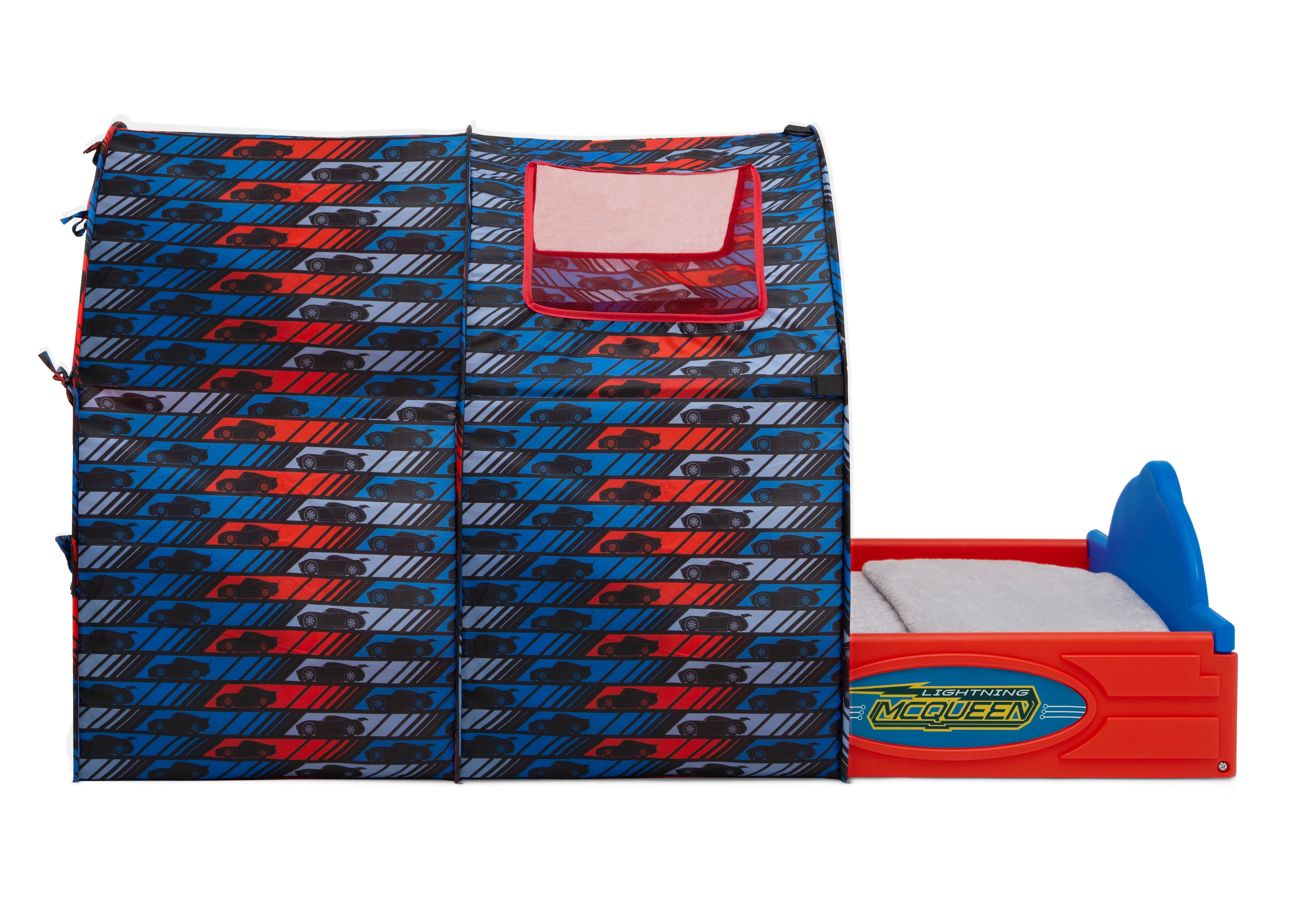 Best Cars Sleep and Play Toddler Bed with Tent - Fun & Cozy Race Car Themed Bed for Kids - Perfect for Playtime, Naps & Bedtime Adventures