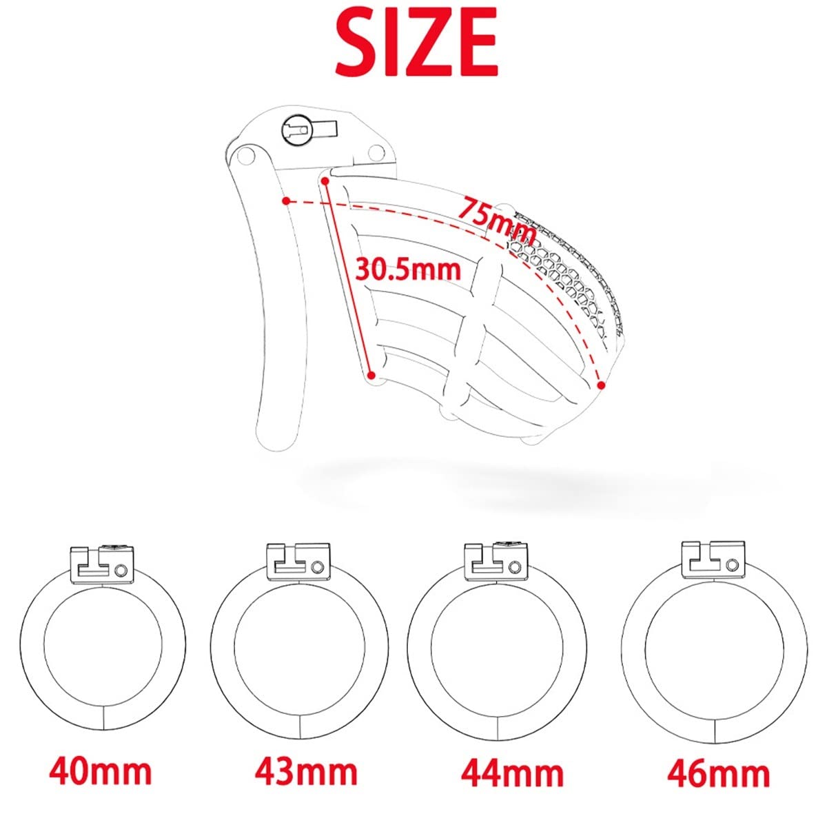 2022 Breathable Honeycomb Mesh Male Chastity Device - Pink CB Lock for Abstinence & Masturbation Control | Comfortable Wear for BDSM, Couples Play & Fetish Lifestyle