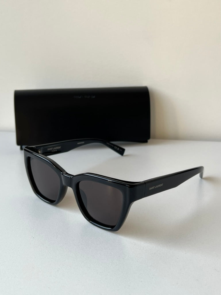 Saint Laurent SL641 Black Sunglasses for Women - Luxury Designer Shades for Fashion & Sun Protection - Perfect for Beach, Driving & Outdoor Activities