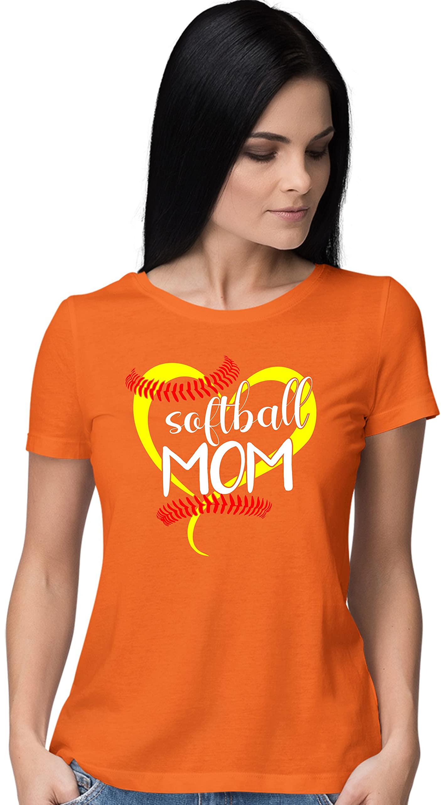 Softball Mom T-Shirt for Women - Perfect Mother's Day Gift - Comfortable & Stylish Team Apparel for Games, Practice & Support