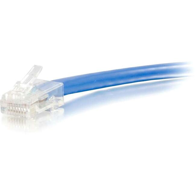 10Ft Cat5E Non-Booted Unshielded (UTP) Ethernet Network Patch Cable - Blue - High-Speed Internet & LAN Connection for Home, Office & Gaming Setup