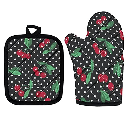 Cherry and Leaves