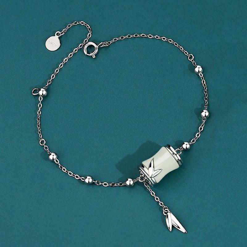 S925 Sterling Silver Bracelet & Necklace Set with Natural Tianyuzhu Beads - Elegant Jewelry Gift for Women, Perfect for Weddings, Parties & Daily Wear