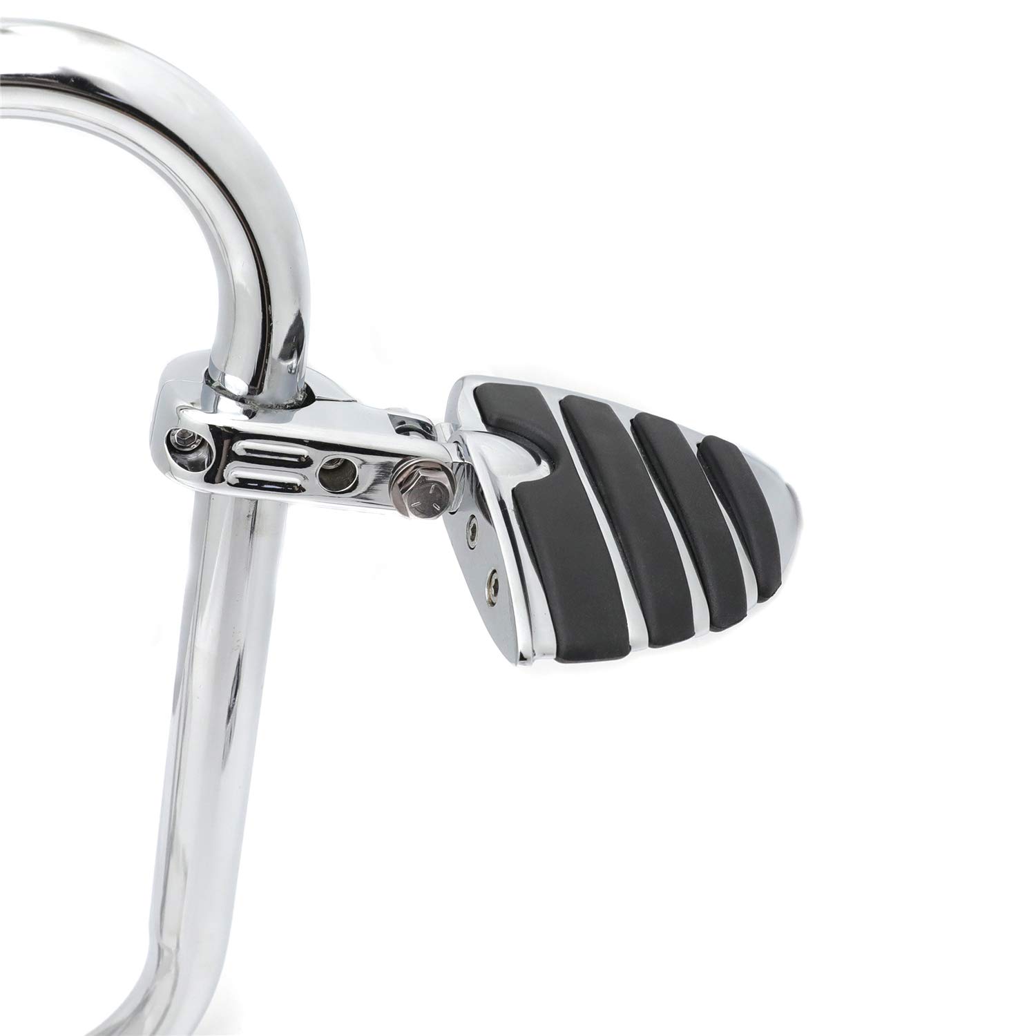 HD Sportster 883 XL1200 1340 Motorcycle Engine Guards with Wing Footpegs & P Clamps - Heavy Duty Crash Protection for Harley Davidson Cruisers (Perfect for Long Rides & Off-Road Adventures)