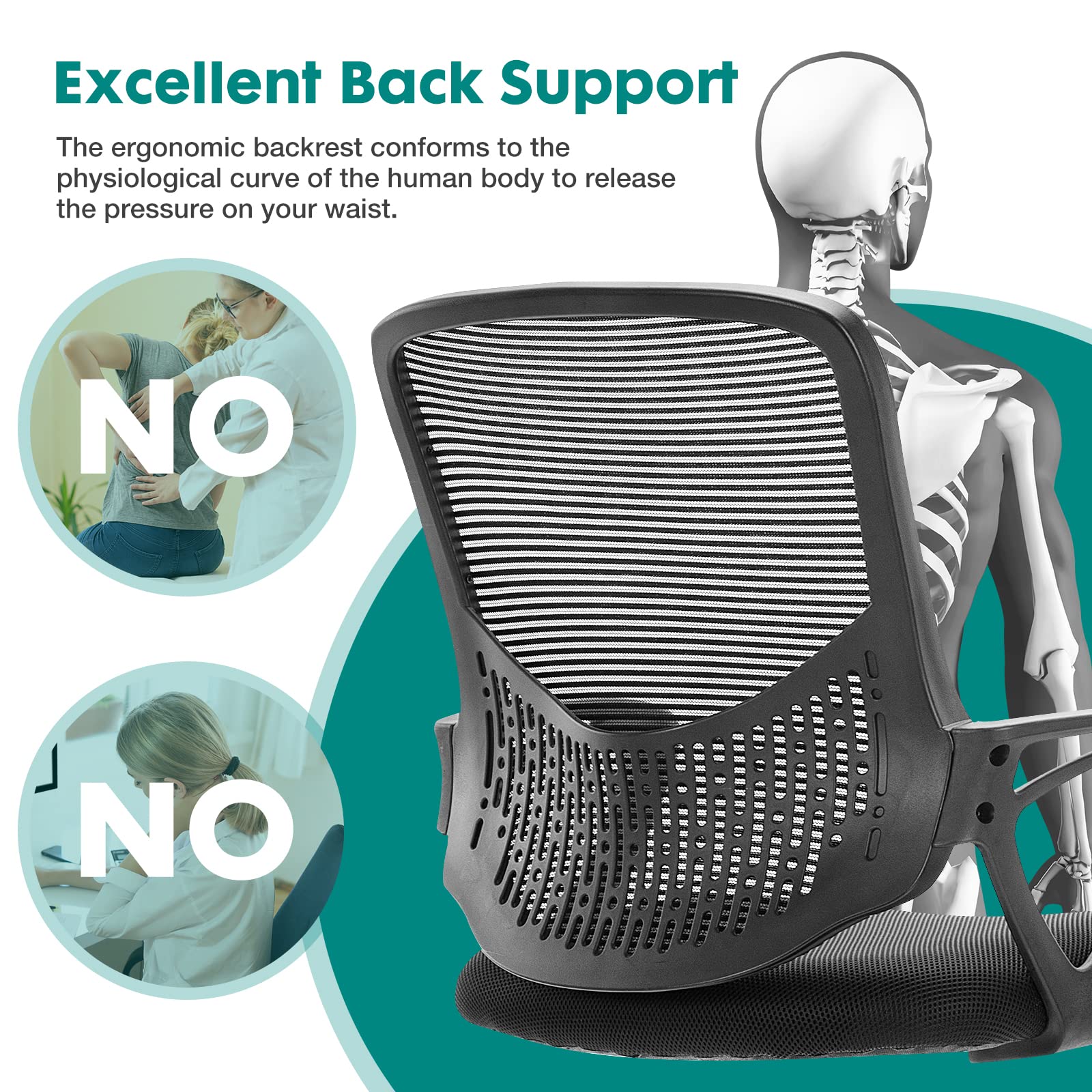 OLIXIS Adjustable Drafting Chair - Tall Office Chair for Standing Desk, Ergonomic High Work Stool with Foot Ring, Counter Height Chair for Artists & Architects (Charcoal Black) - Perfect for Home Office, Studio & Drafting Tables