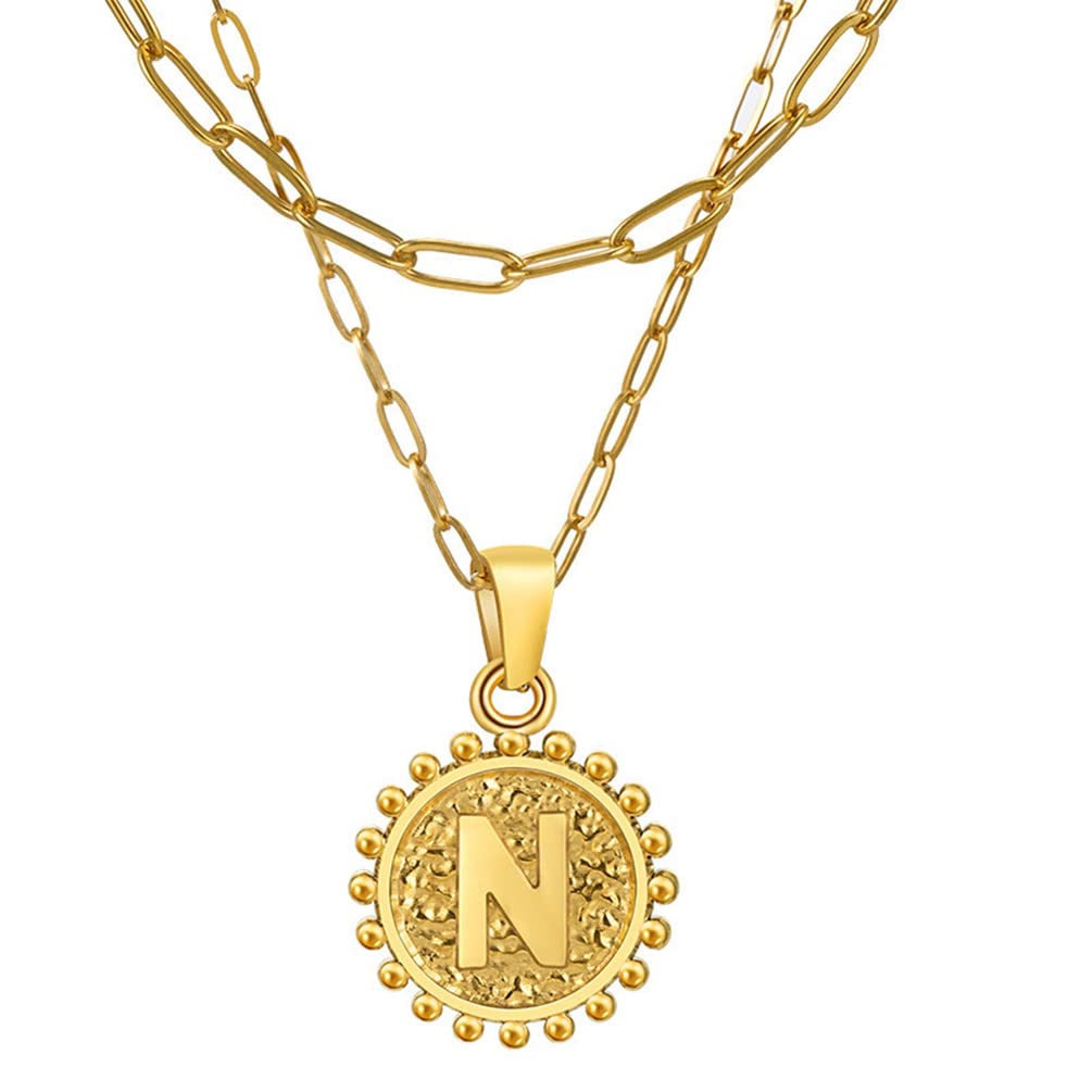 Elegant Paperclip Chain Necklace for Women - 18K Gold Plated Layered Necklace | Perfect Gift for Her, Birthday & Anniversary Jewelry | Office Wear, Date Night & Special Occasion Accessory