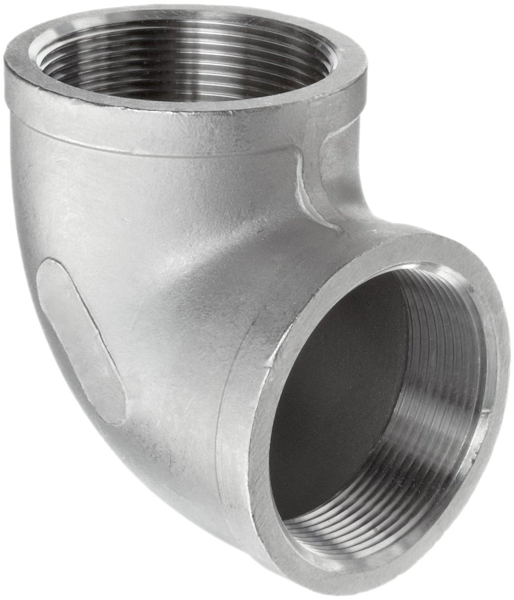 304 Stainless Steel 90 Degree Elbow Pipe Fitting - 1/2