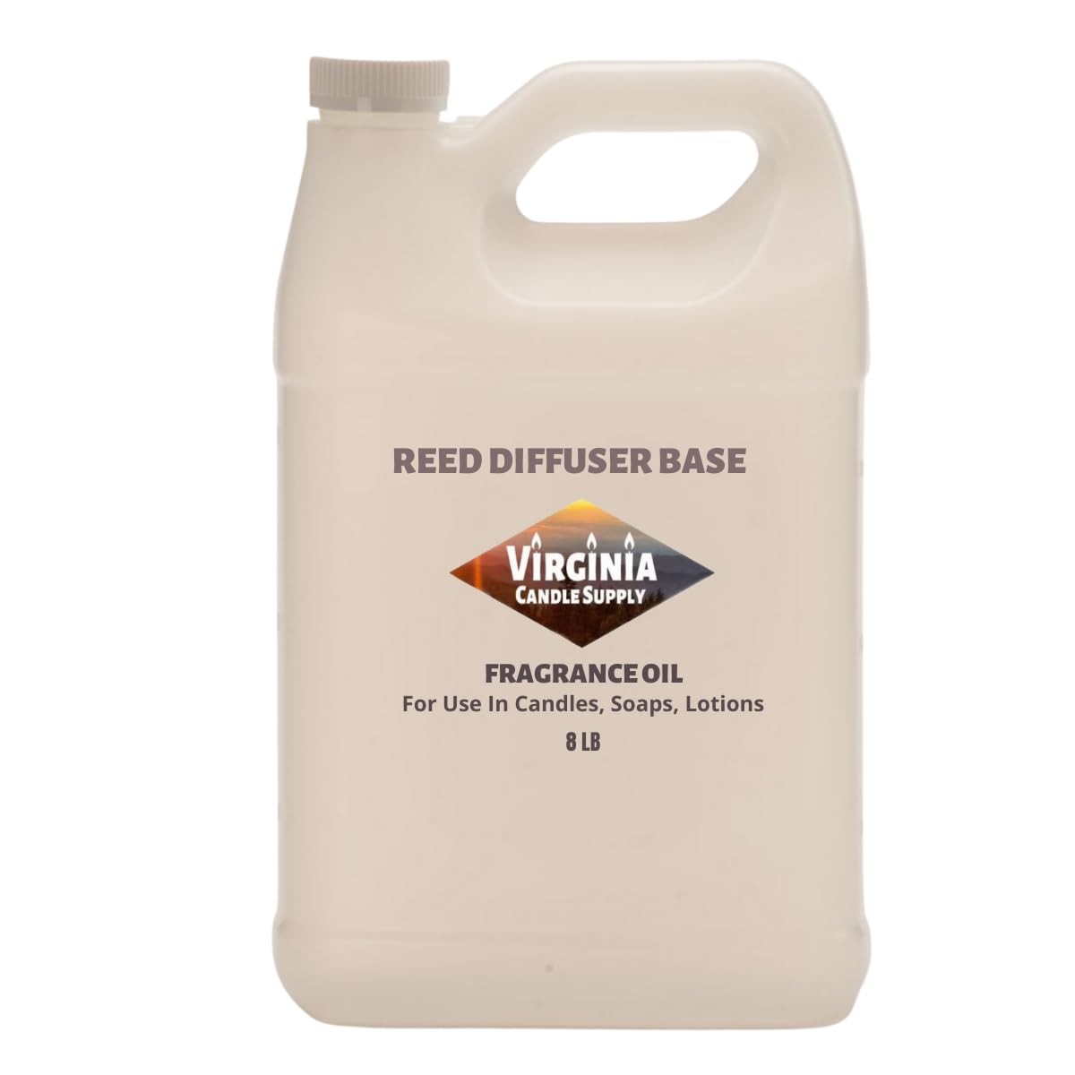 Unscented Reed Diffuser Base (8 LB - 1 Gallon Jug) for Fragrance & Essential Oils - Create Custom Reed Diffuser Oils for Home, Office & Spa Aromatherapy