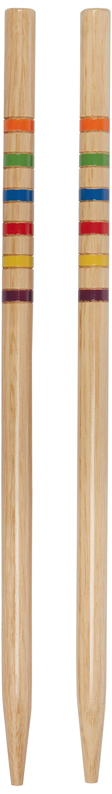 Amazon Basics 6-Player Croquet Set - Premium Black Outdoor Lawn Game for Backyard, Picnic, and Family Fun