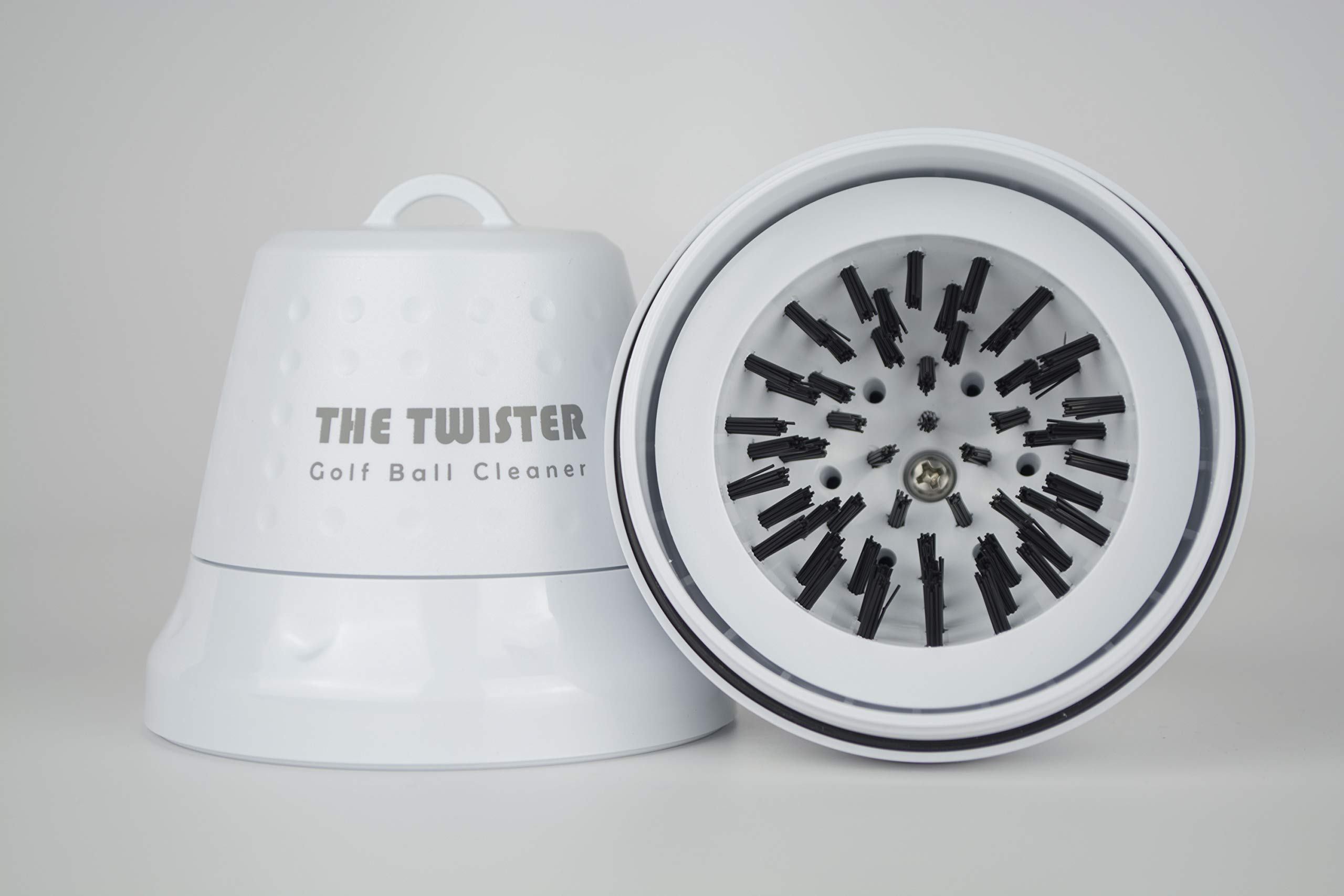 Twister Golf Ball Cleaner - Portable & Efficient Golf Ball Washer for Practice & Course - Perfect for Driving Range, Putting Green & Tournament Play