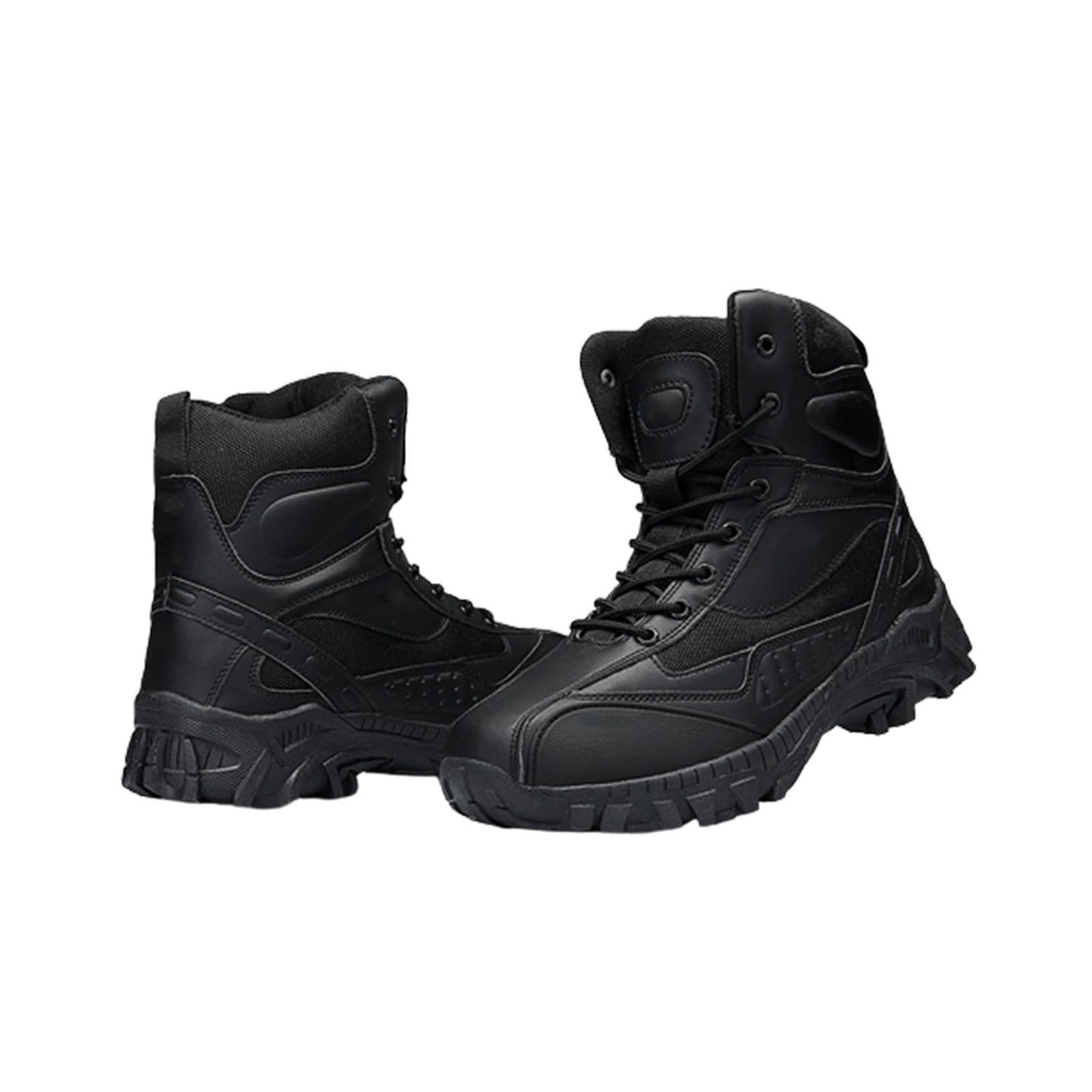 Kervaky Men's Military Tactical Boots - Lightweight Desert Combat Hiking Work Boots for Outdoor Activities, Durable & Hard Wearing - Black Size 39 - Perfect for Hiking, Hunting, and Tactical Missions