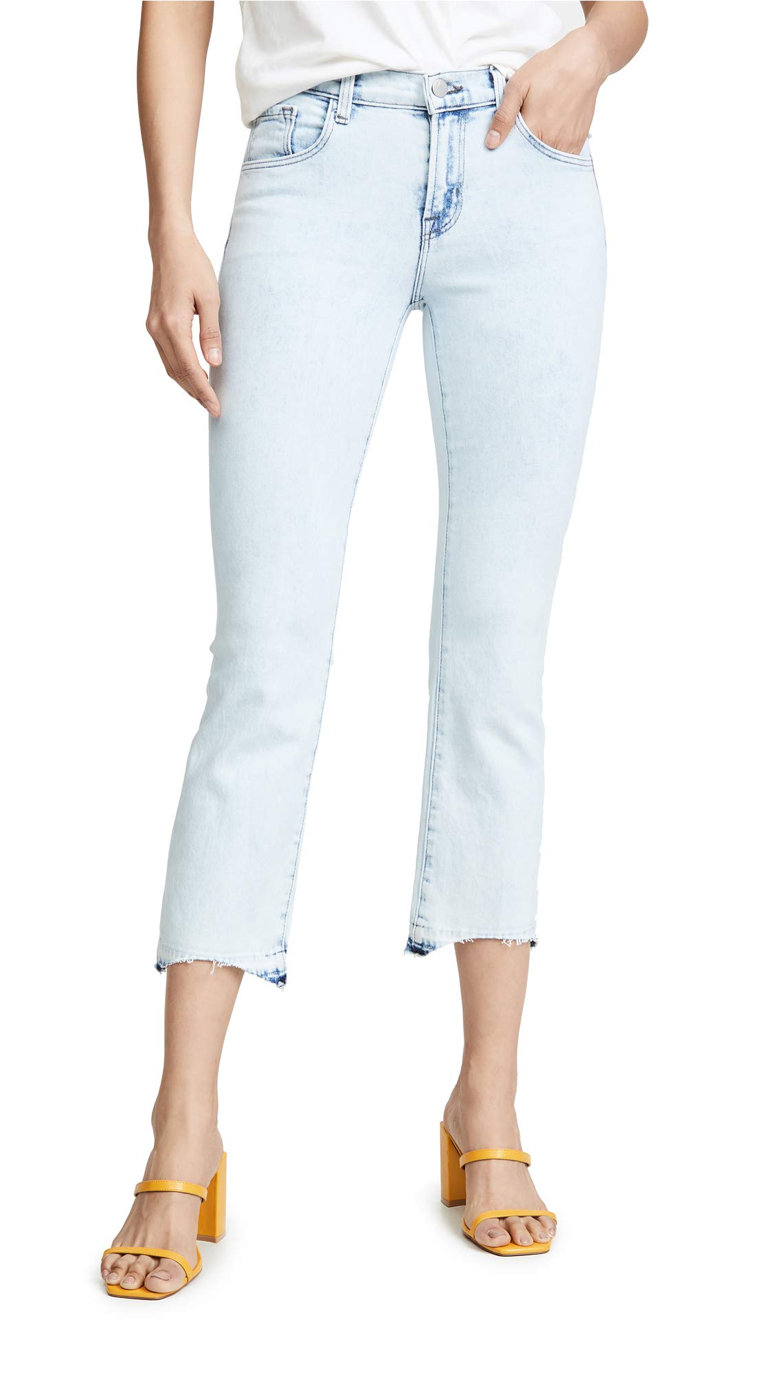 J Brand Women's Selena Light Wash Bootcut Jeans - Stylish & Comfortable Denim for Casual Wear, Office & Night Out
