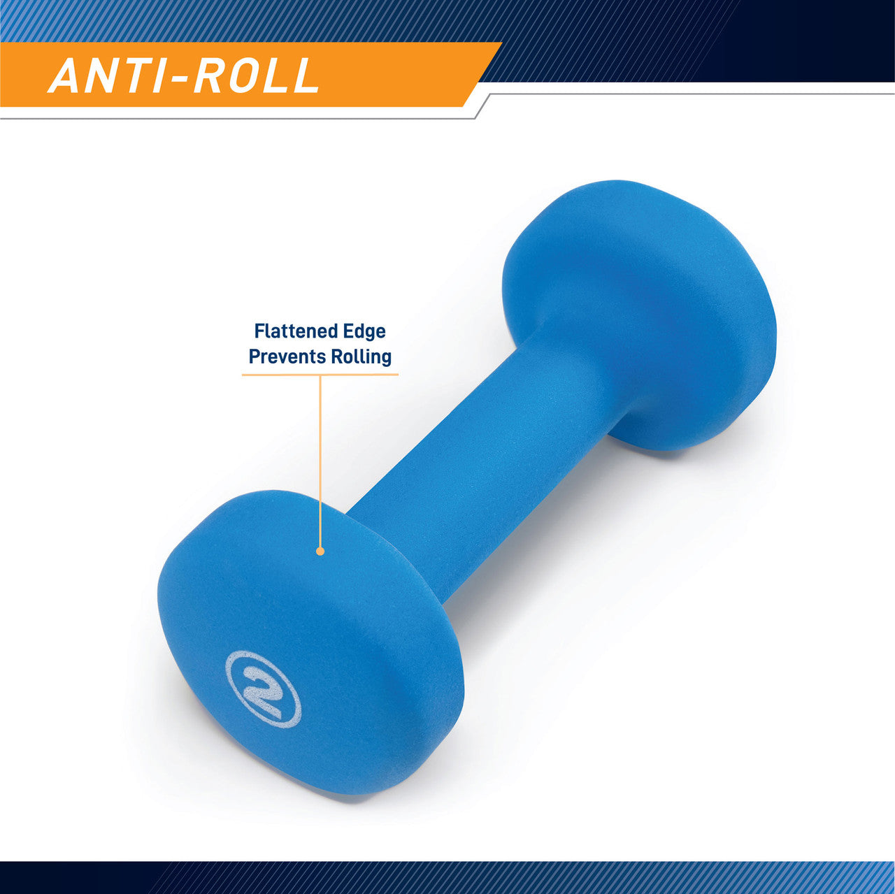 Marcy 2lb Neoprene Dumbbell Set - Lightweight Home Gym Equipment for Women & Men - Perfect for Strength Training, Yoga, and Fitness Workouts at Home or Office