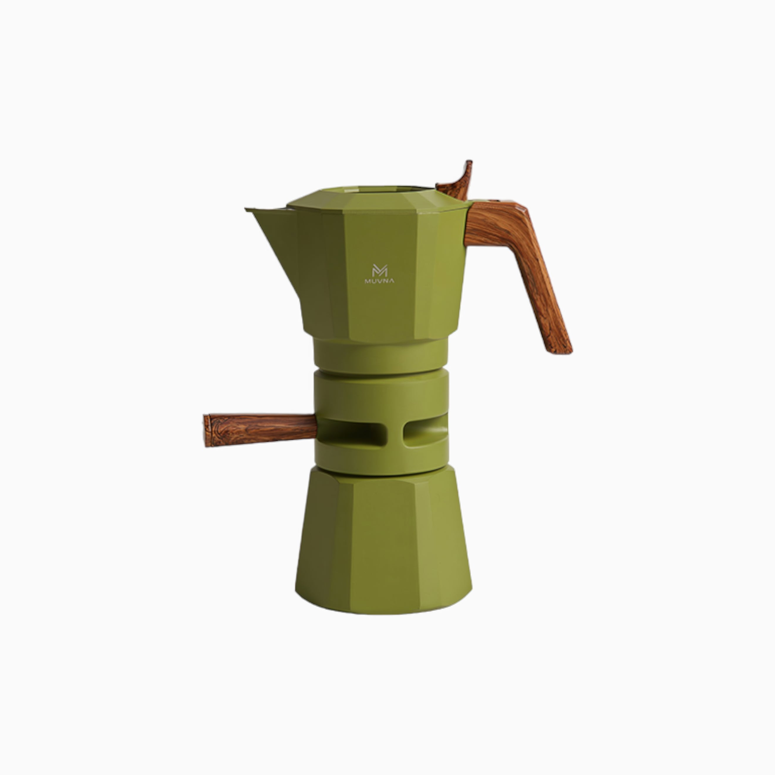 Premium Stainless Steel Moka Pot - 6 Cup Italian Espresso Maker for Stovetop - Strong Coffee Like Espresso - Perfect for Home, Office & Camping Use