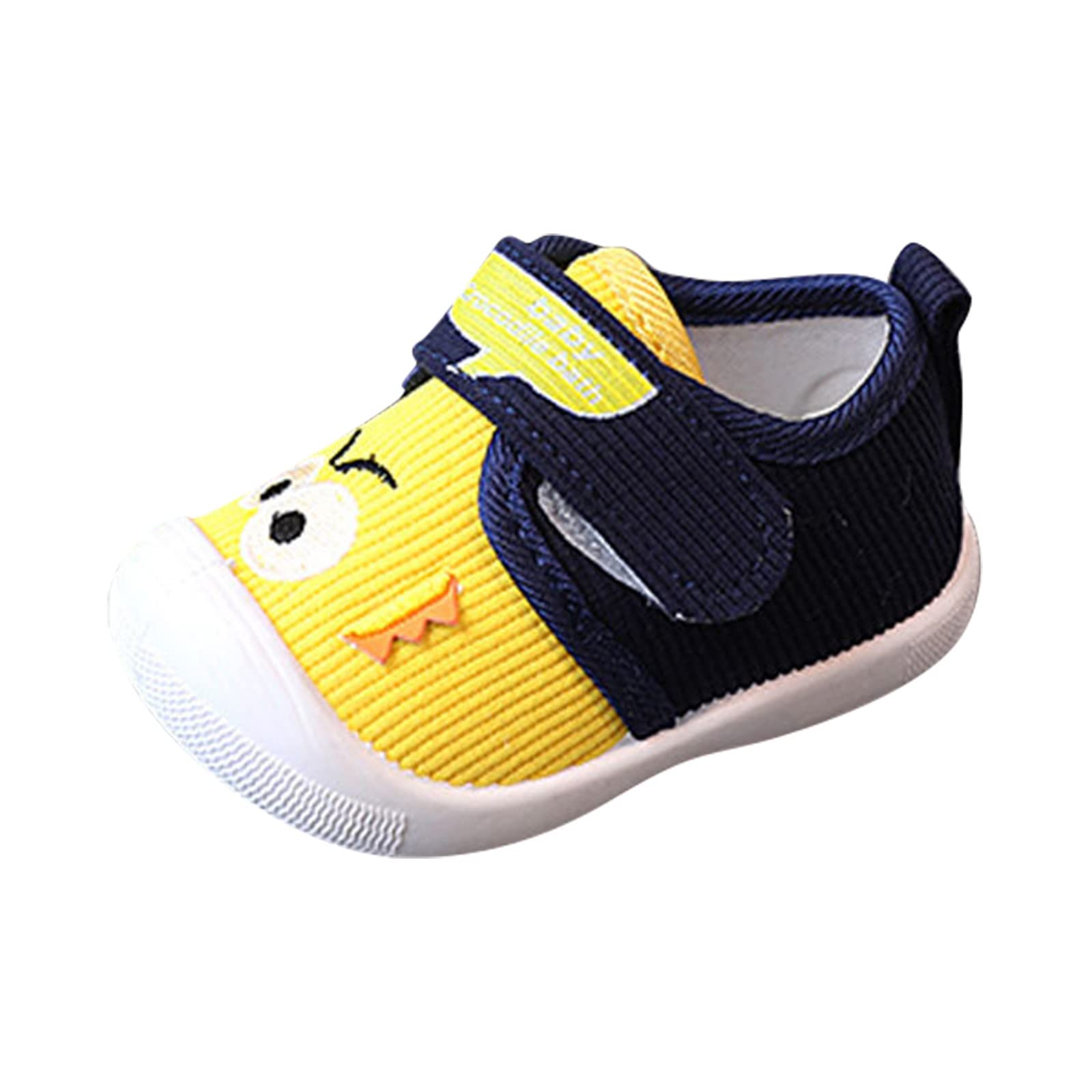 Lisdwde Unisex Kids Sneakers - Lightweight Slip-On Walking Shoes for Toddlers Boys & Girls | Winter Baby Shoes for Playground, School & Outdoor Activities