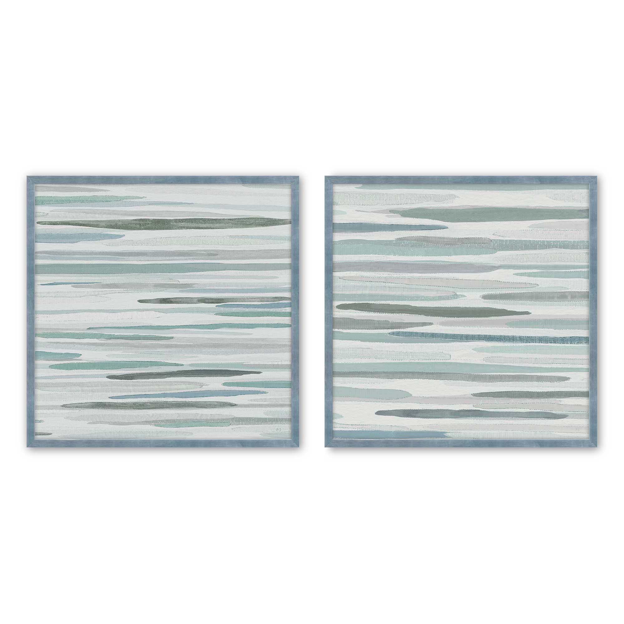 Cresting Calm Set of 2 Wall Art Prints on Archival Matte Paper - Coastal Beach Decor for Living Room, Bedroom & Office