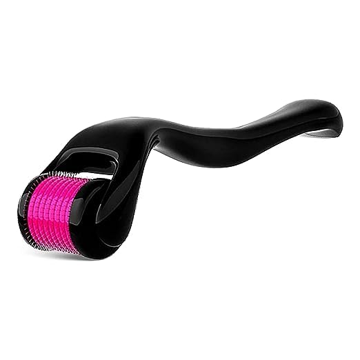 ELIIOUS Derma Roller with 540 Titanium Alloy Micro Needles - Hair Growth Treatment for Men & Women | Stimulates Hair Follicles, Reduces Hair Loss | Safe & Effective Beard & Scalp Care | Perfect for At-Home Hair Regrowth Therapy & Skin Rejuvenation