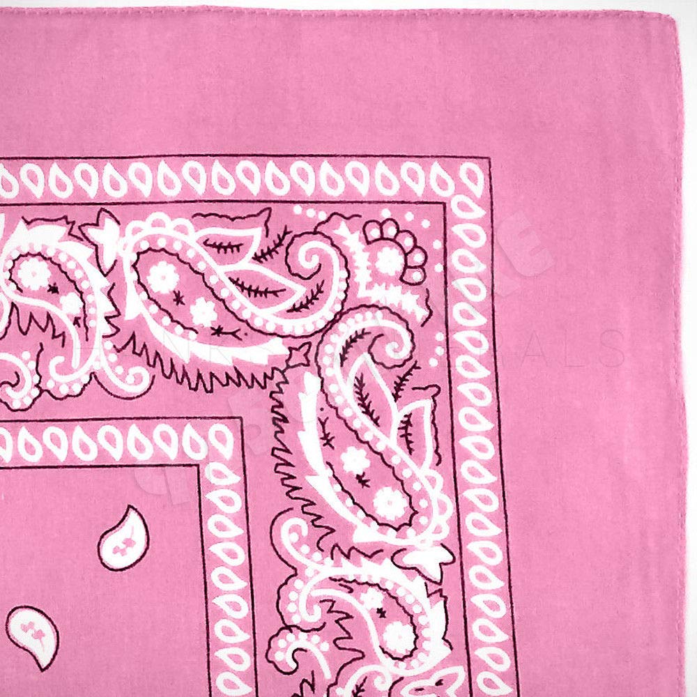 50 Pack Western Style Bandanas for Men & Women - Bulk Cowboy Bandanas for Rodeo, Music Festivals, and Outdoor Adventures