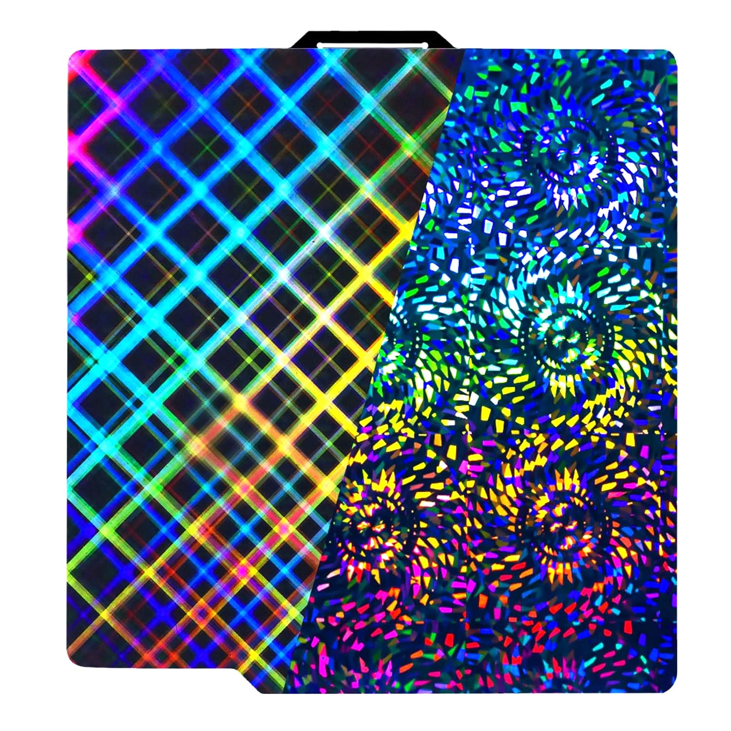 Rainbow Gear Double Sided PEW PES Build Plate 257x257mm for Bambu Lab 3D Printers - Perfect for Smooth Printing