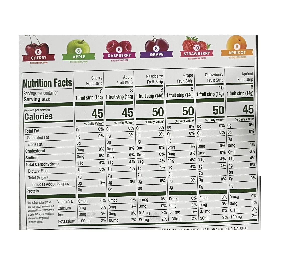 Stretch Island All-Natural Fruit Leather Snacks Variety Pack - Cherry, Apple, Strawberry, Apricot, Grape, Raspberry - 0.5oz No Sugar Added (50 Count) | Healthy On-the-Go Snack for Kids, Hiking, Lunch Boxes & Road Trips