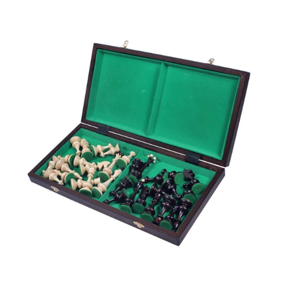 Premium Wooden Chess Set - Portable & Foldable Luxury Chess Board with Storage (18.1x18.1 Inches) - International Chess Game for Adults & Kids - Perfect for Travel, Home Decor, and Educational Gifts