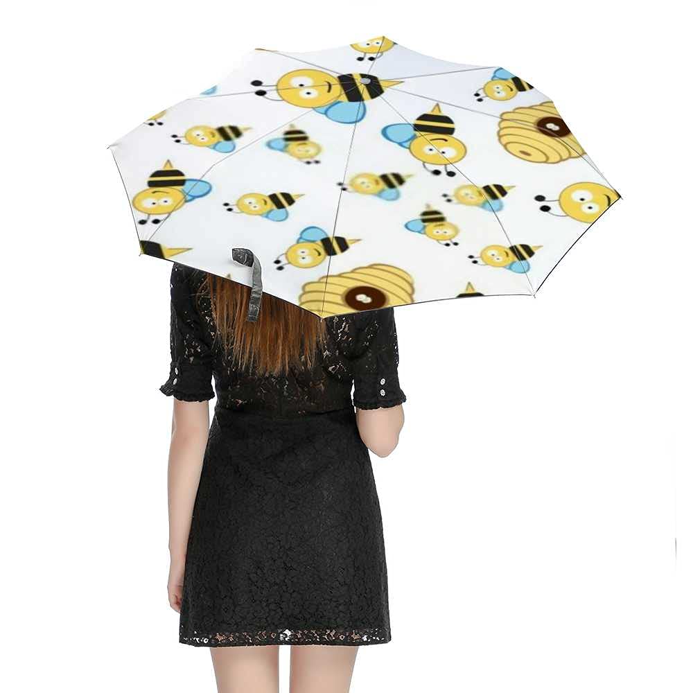 Windproof Travel Umbrella - Compact Folding Auto Open/Close Rain Umbrella for Men & Women - Lightweight Golf Umbrella with Translucent Design - Perfect for Commuting, Travel & Outdoor Activities