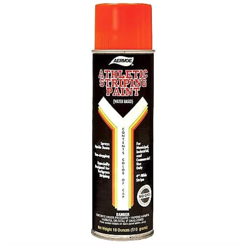 Aervoe 730 18 oz. Red Traffic Striping Paint - Solvent-Based High Visibility Road Marking Paint for Parking Lots, Driveways & Construction Zones