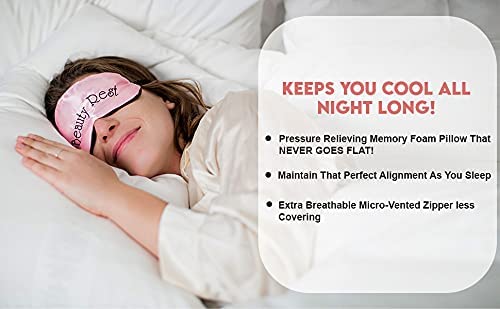 **J&V TEXTILES Ultra-Luxury Memory Foam Pillow - Hypoallergenic, Breathable Cover, 2-Pack King Size - Perfect for Side Sleepers, Neck Pain Relief & Hotel-Like Comfort**