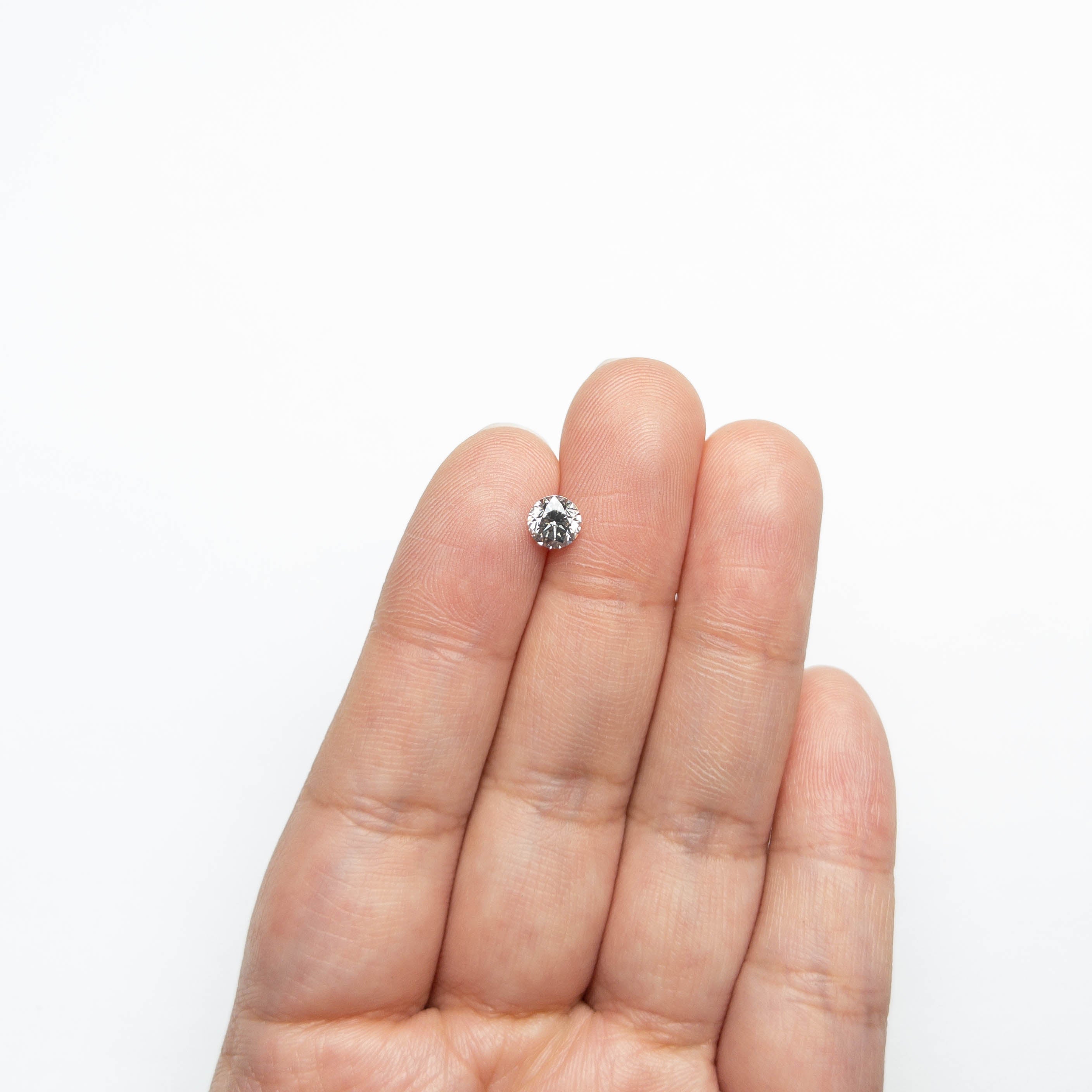 0.76ct Fancy Grey Round Brilliant Cut Diamond - 5.49x5.47x3.79mm (Item#18968) | Engagement Ring, Wedding Jewelry & Anniversary Gift
