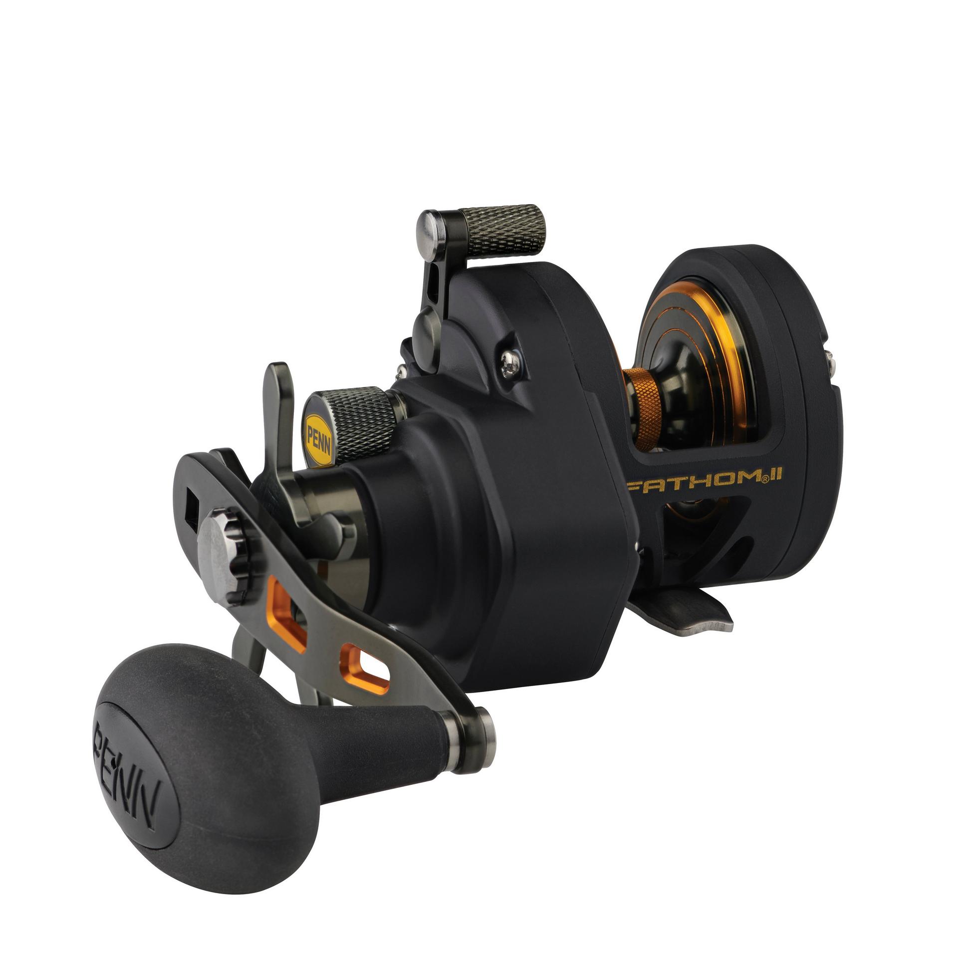 PENN Fathom™ II Star Drag Conventional Fishing Reel - Saltwater & Freshwater Fishing Gear for Offshore, Surf, and Boat Anglers